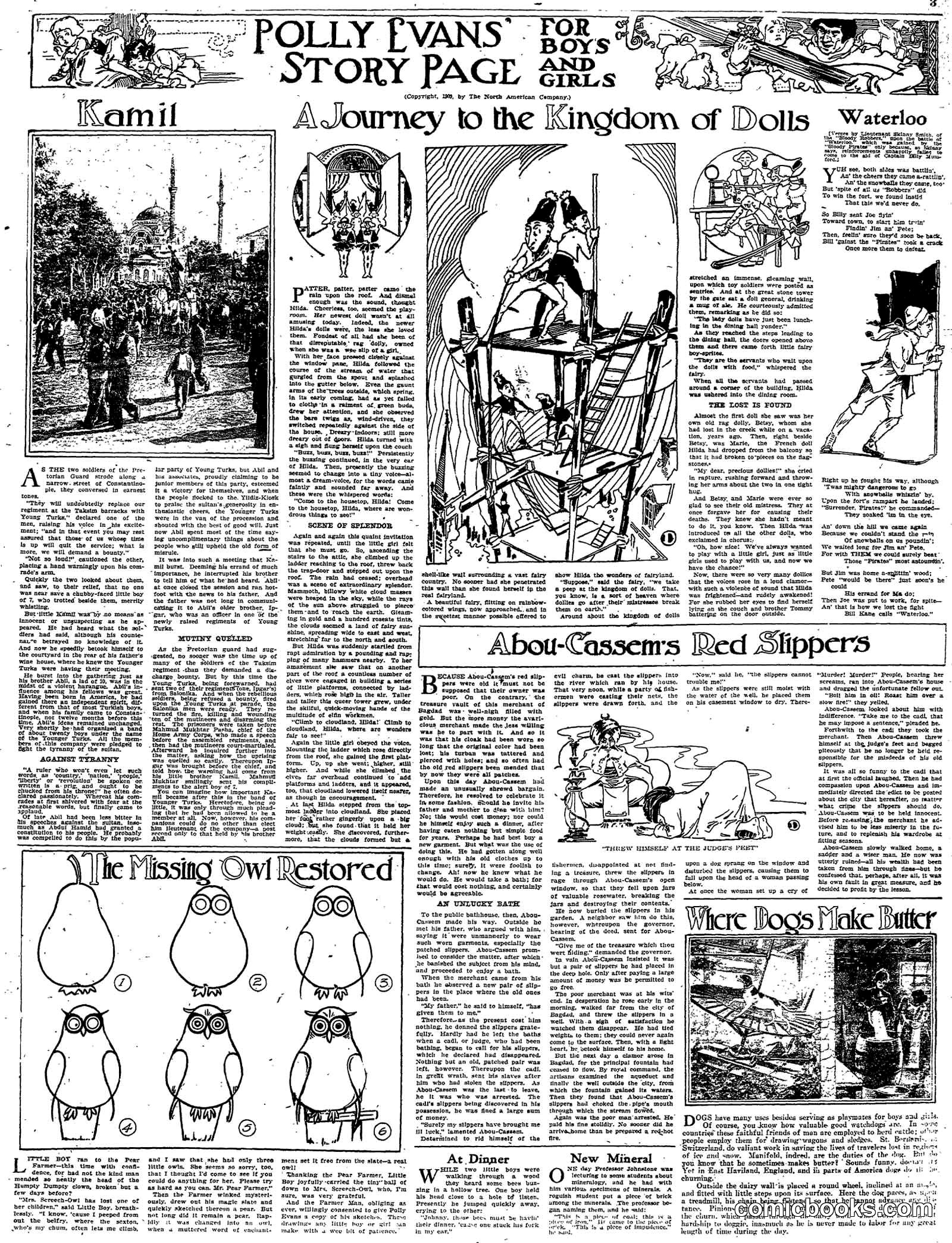 Polly Evans' Story Page
