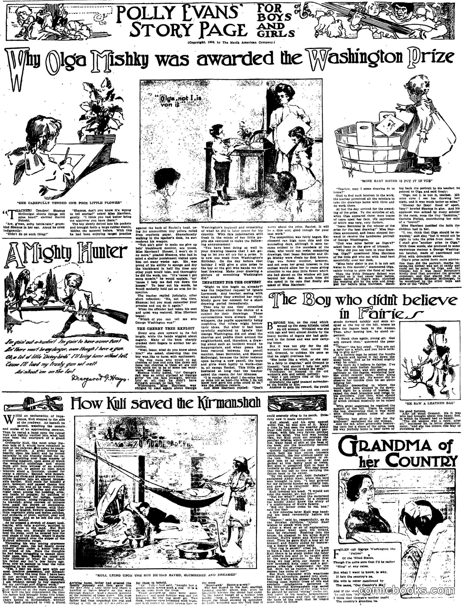 Polly Evans Story Page