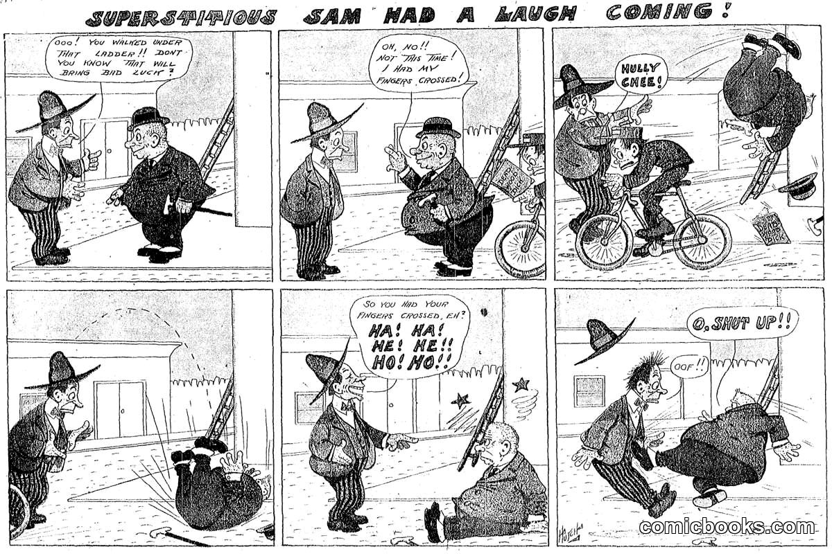 Superstitious Sam: Hap a Laugh Coming
