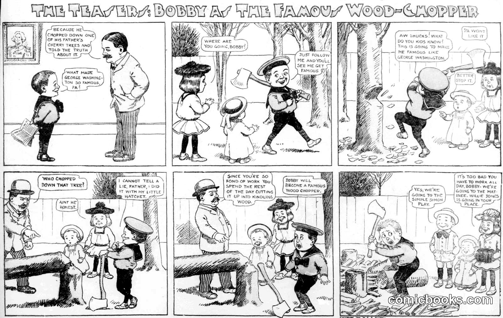 The Teaser: Bobby as the Famous Wood-Chopper