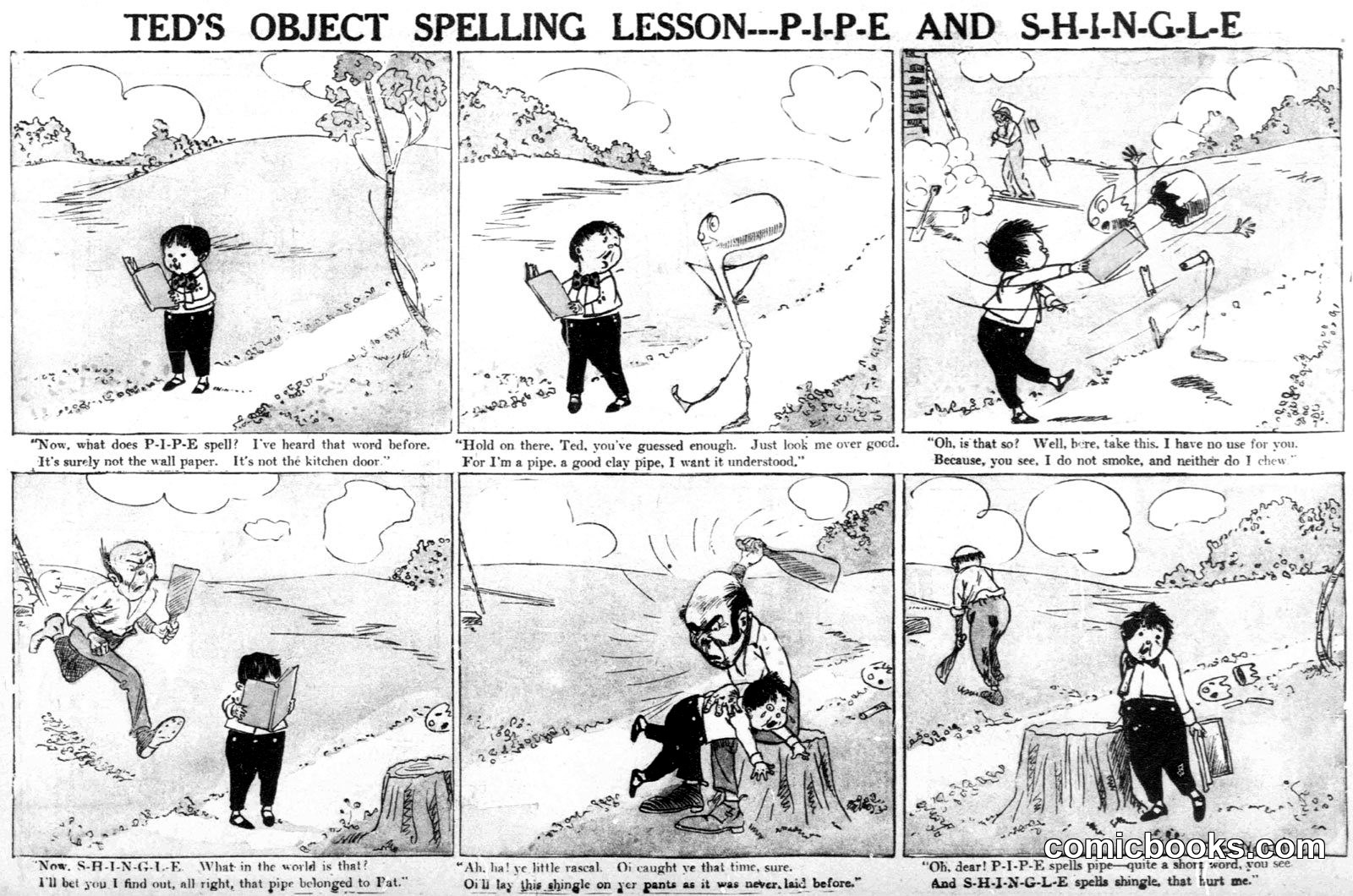 Ted's Object Spelling Lesson