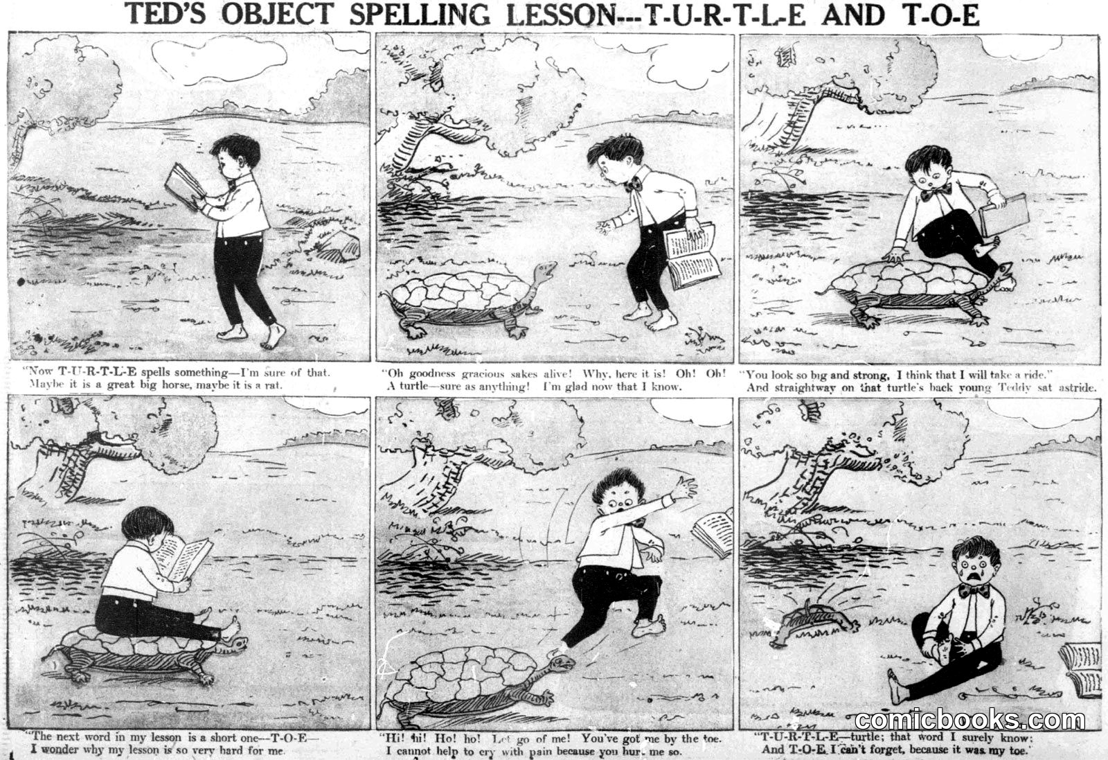 Ted's Object Spelling Lesson