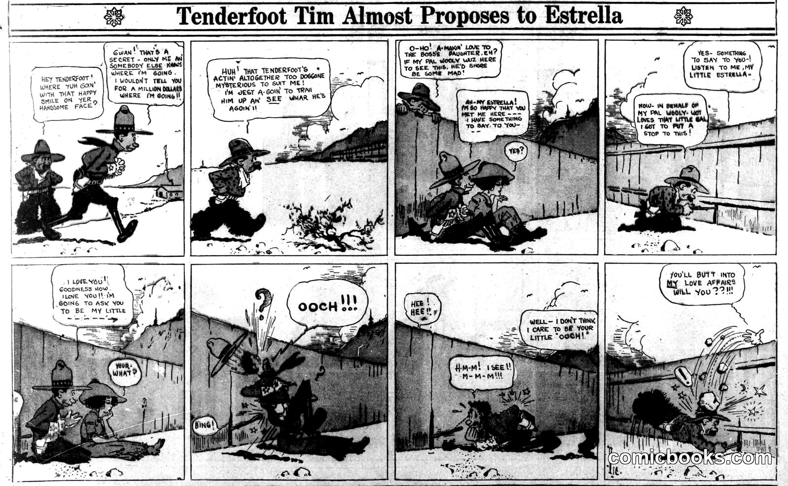 Tenderfoot Tim Almost Proposes to Estrella