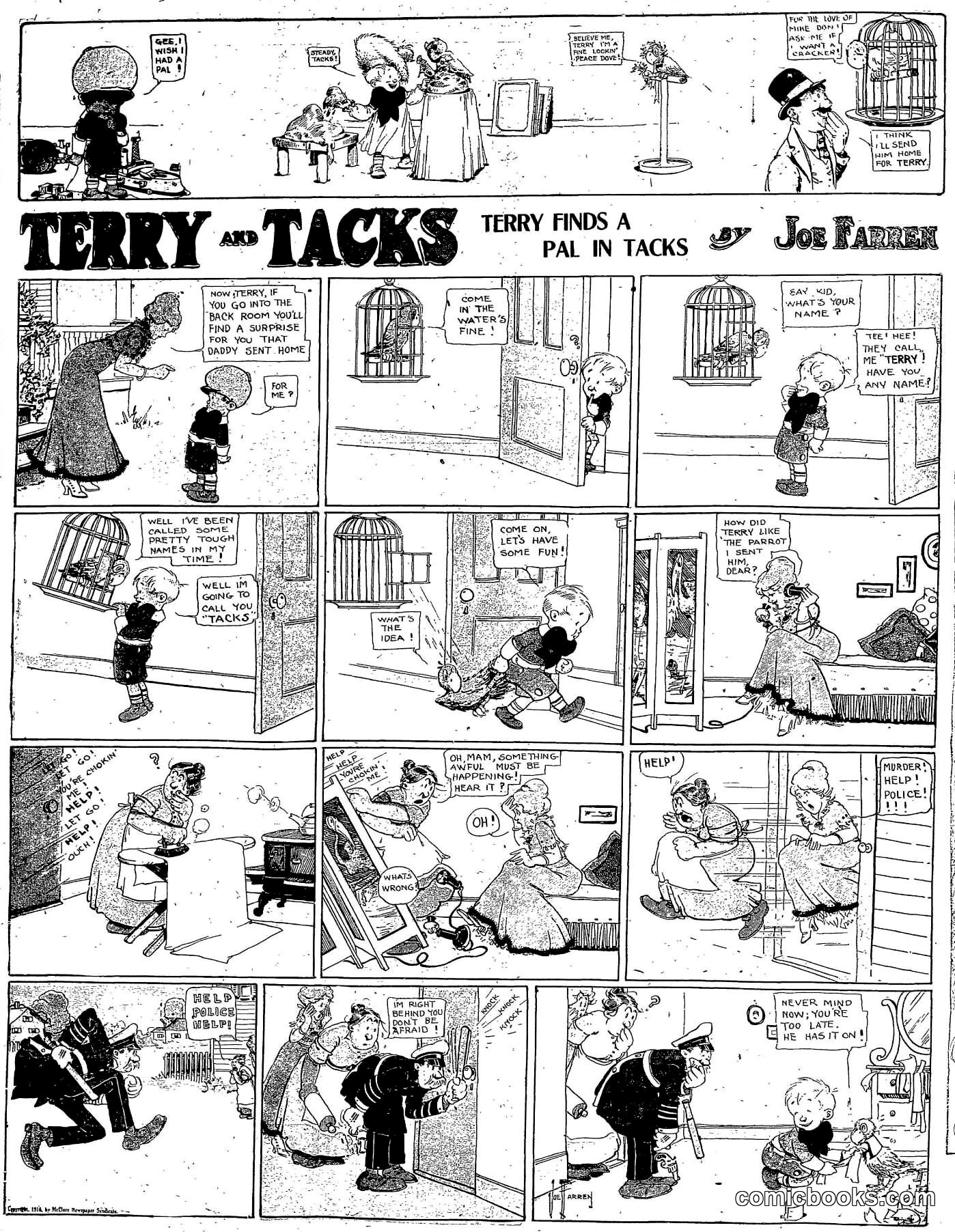 Terry and Tacks: "Terry Finds a Pal in Tacks"