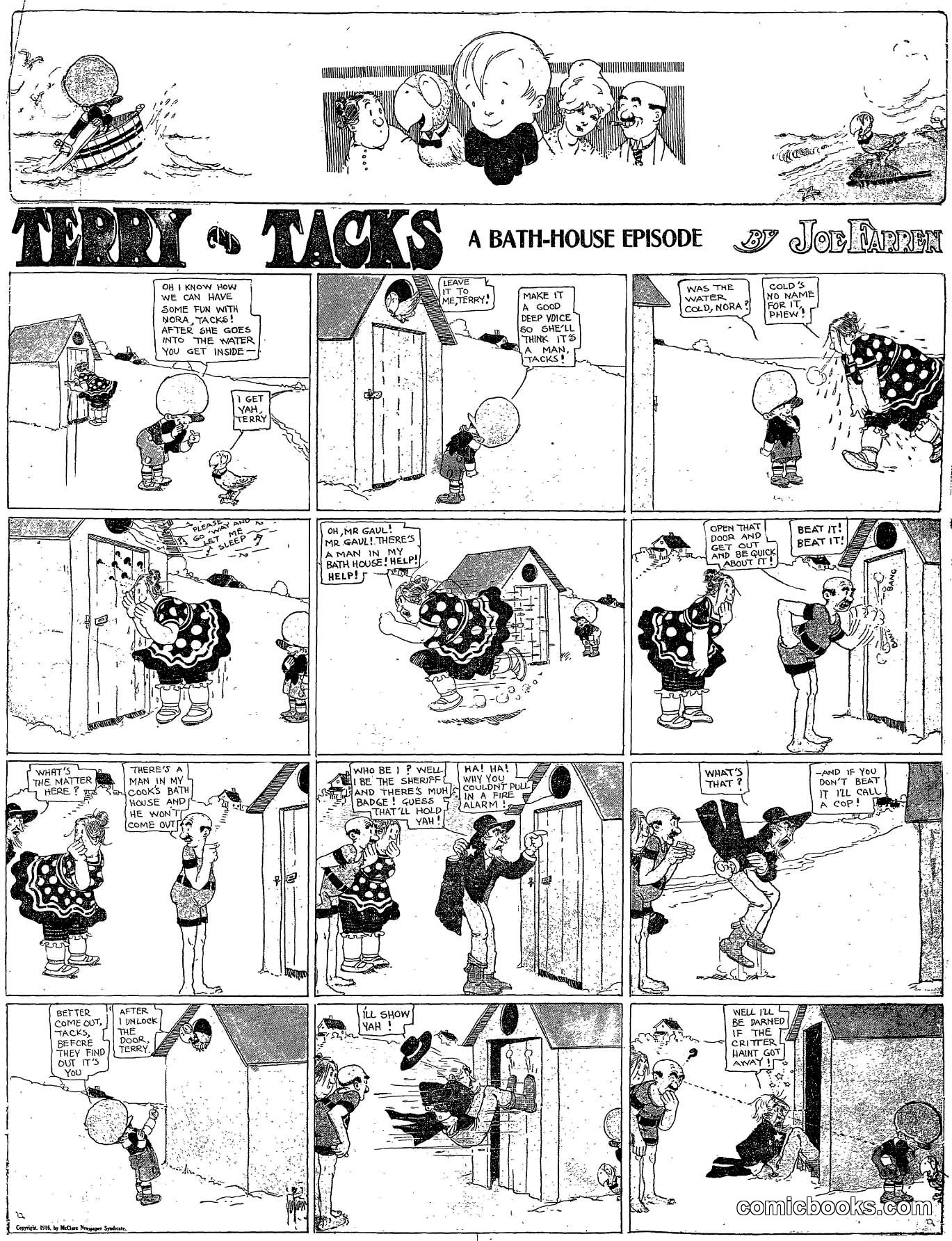 Terry and Tacks: A Bath-House Episode