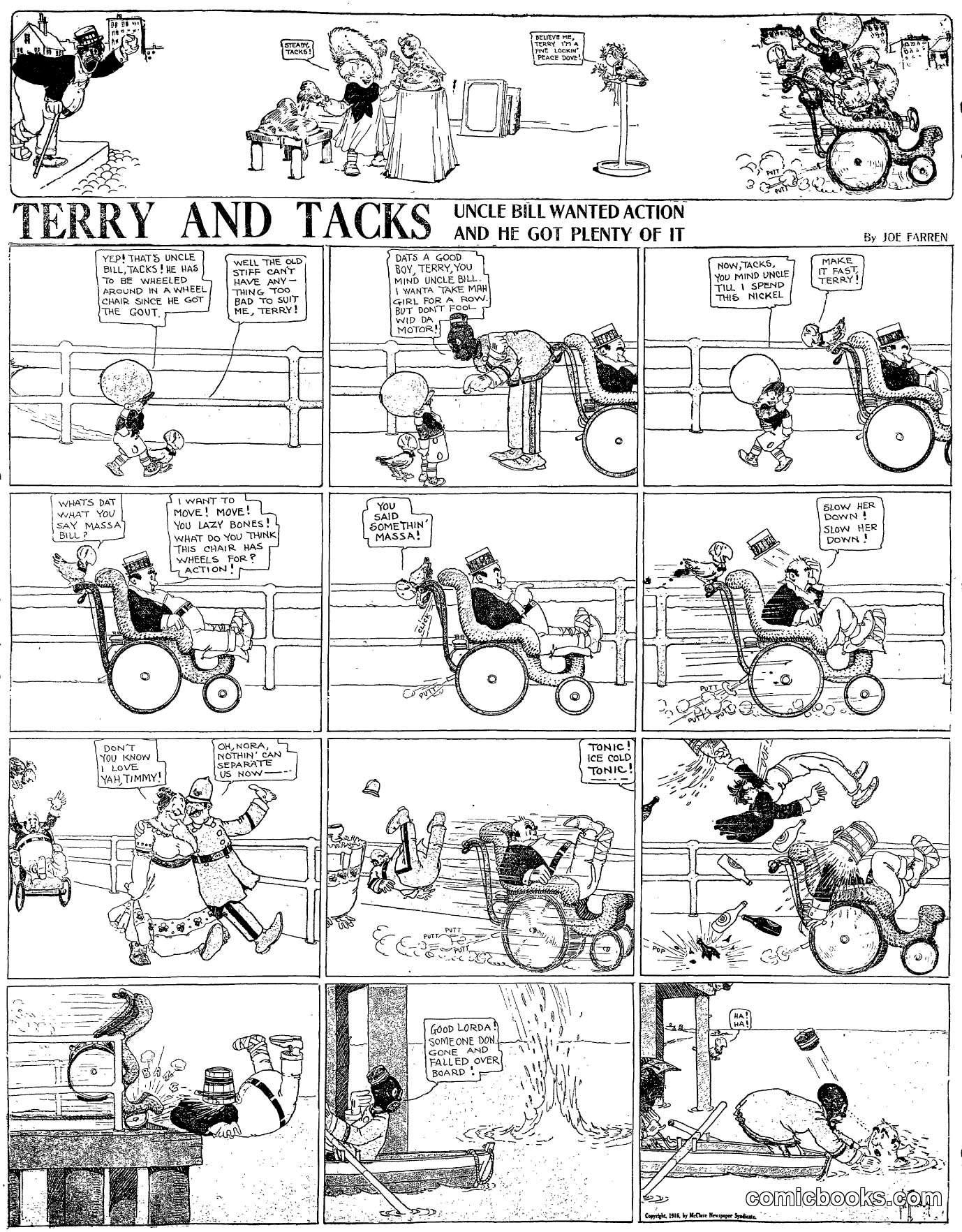 Terry and Tacks: Uncle Bill Wanted Action and He Got Plenty of It