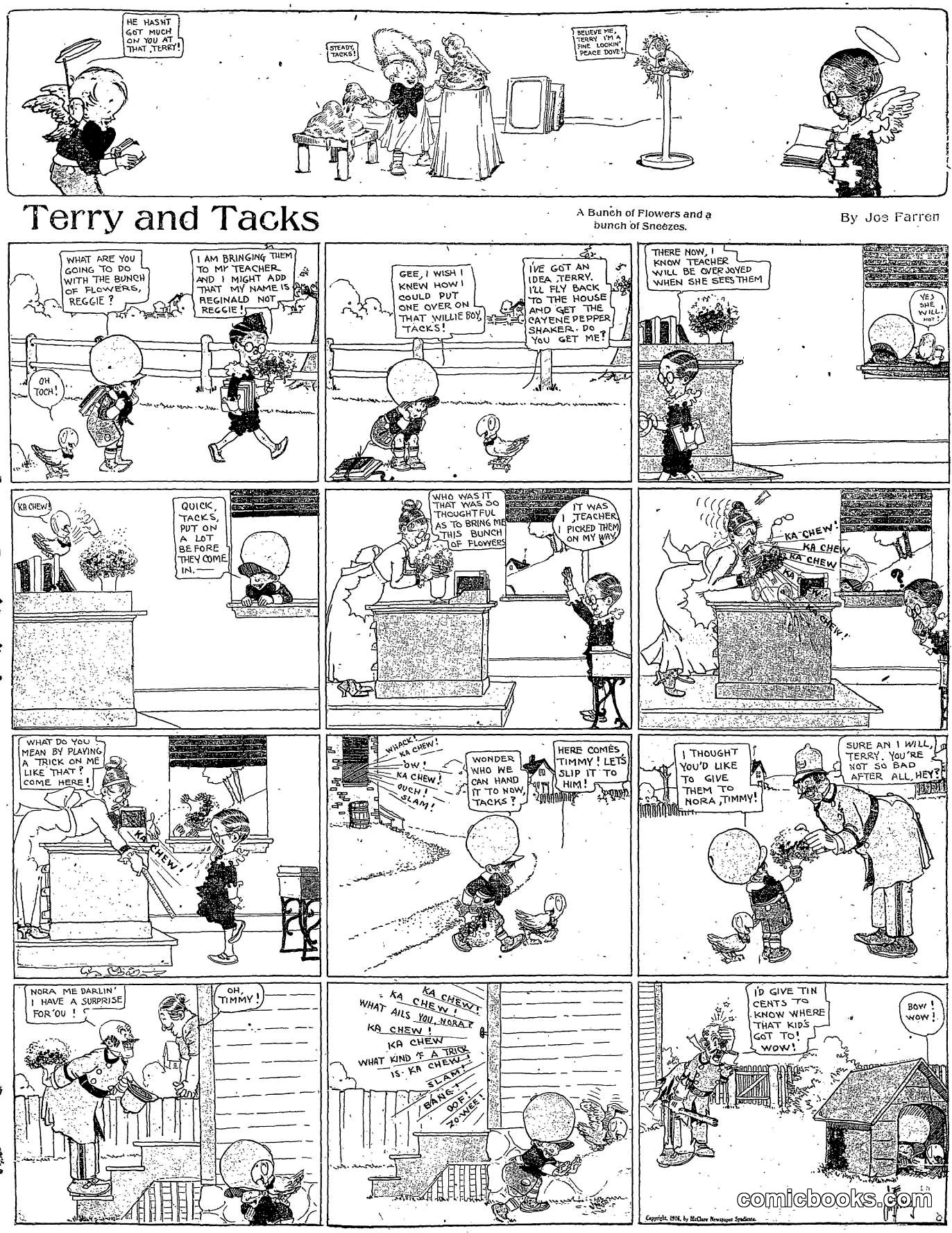 Terry and Tacks: A Bunch of Flowers and a Bunch of Sneezes