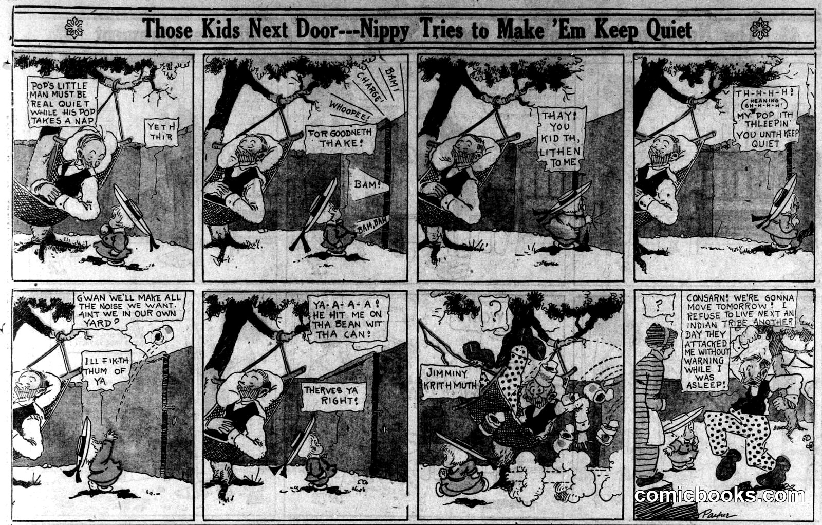Those Kids Next Door—Nippy Tries to Make 'Em Keep Quiet