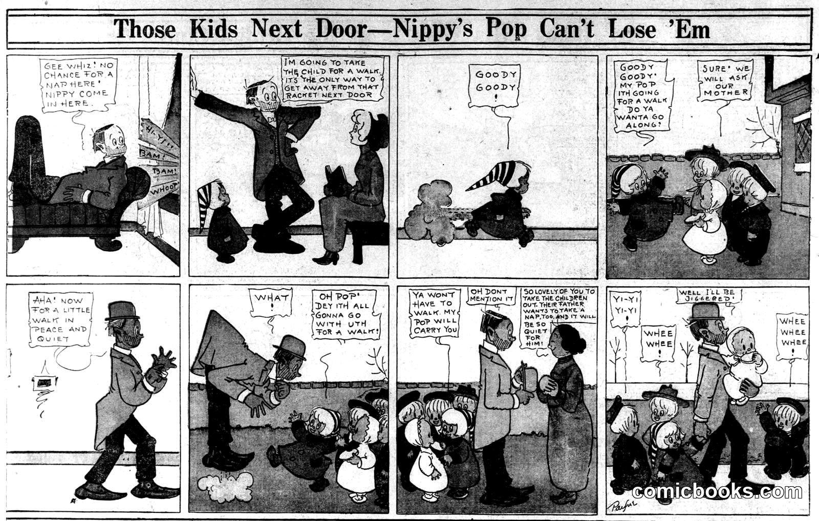 Those Kids Next Door—Nippy's Pop Can't Lose 'Em