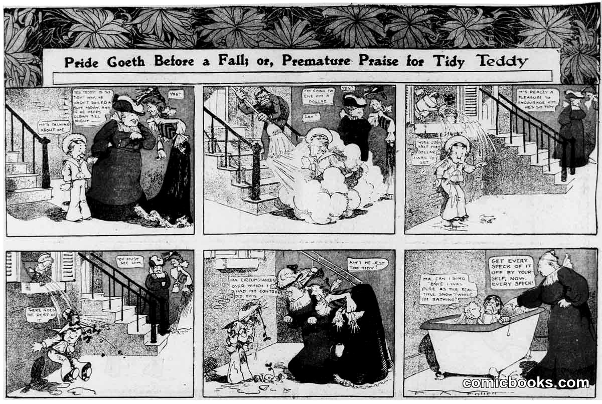 Pride Goeth Before a Fall; or, Premature Praise for Tidy Teddy