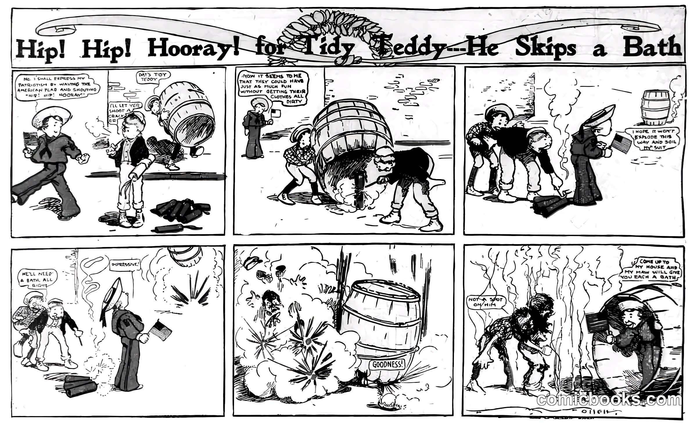Hip! Hip! Hooray! for Tidy Teddy—He Skips a Bath