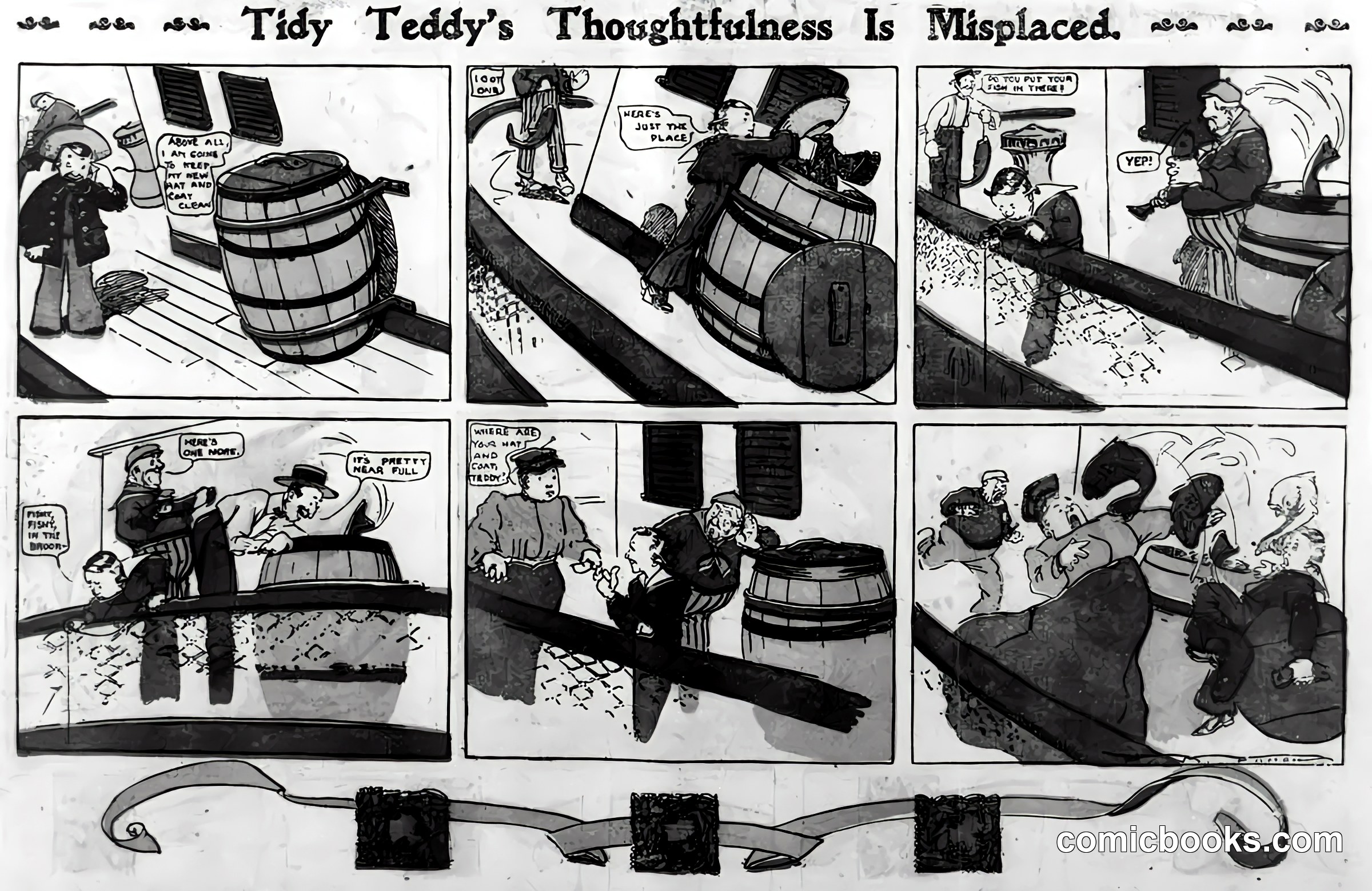 Tidy Teddy's Thoughtfulness Is Misplaced