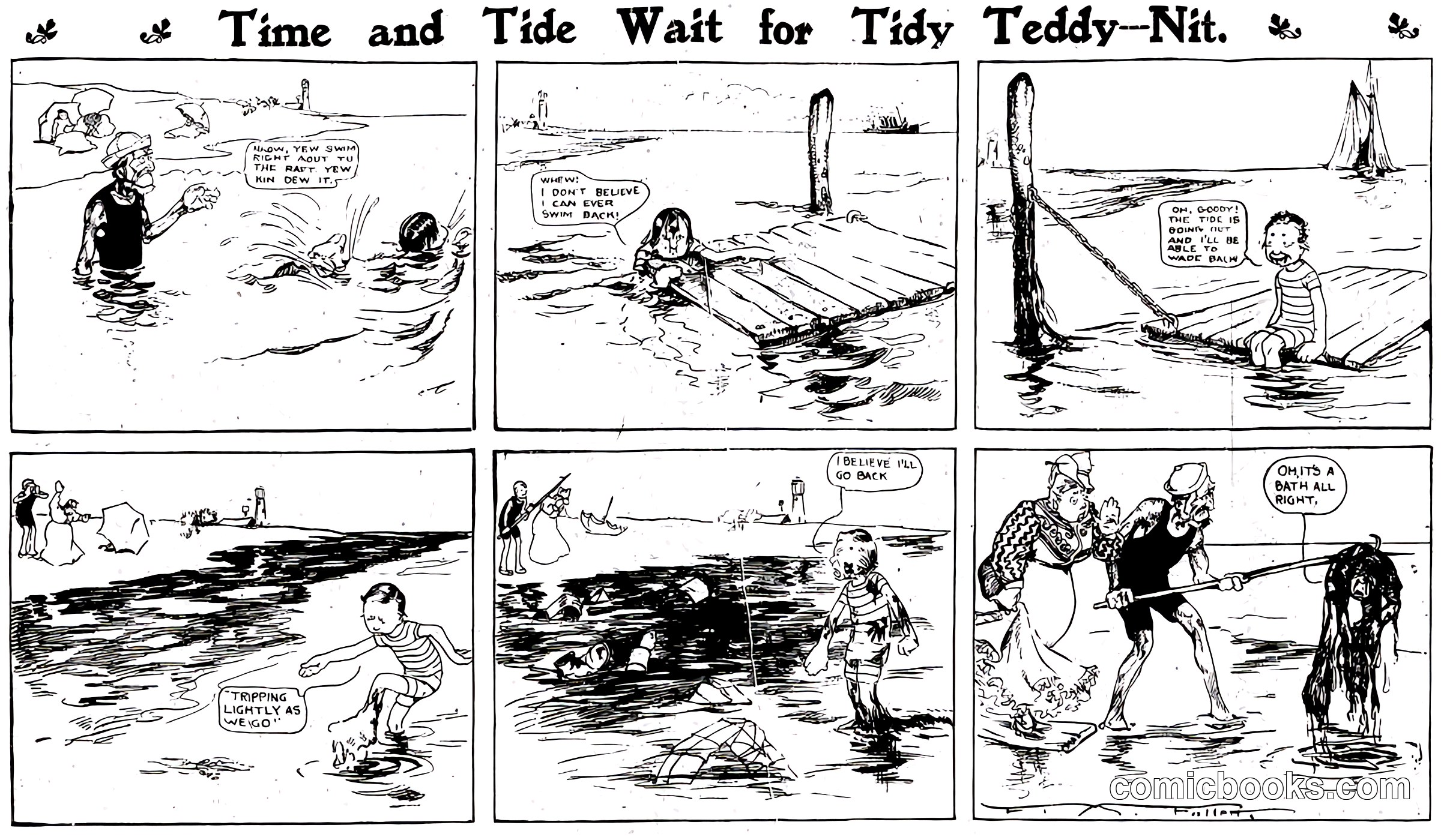 Time and Tide Wait for Tidy Teddy