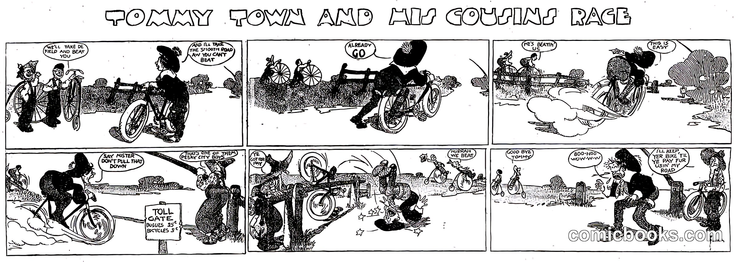 Tommy Town and His Cousins' Race