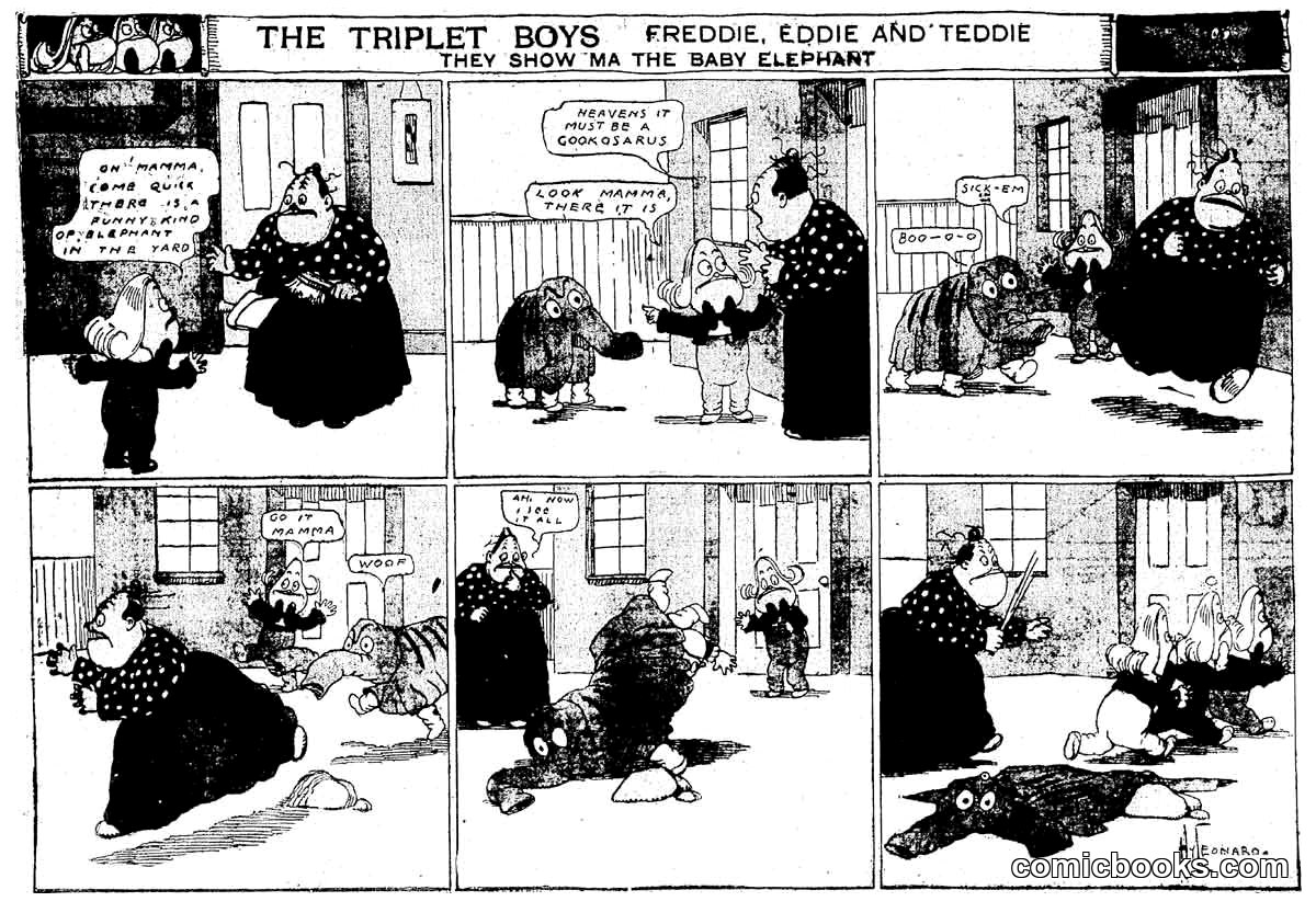 The Triplet Boys: Freddie, Eddie and Teddie