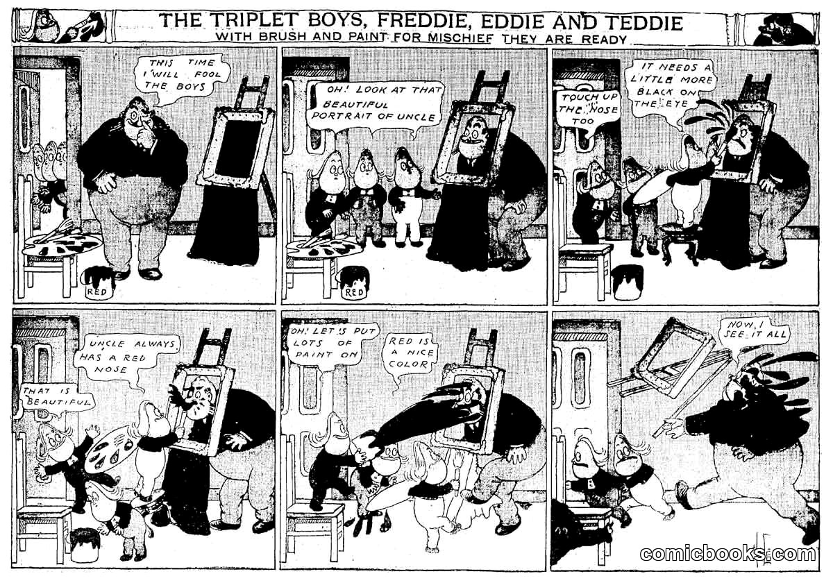 The Triplet Boys: Freddie, Eddie and Teddie