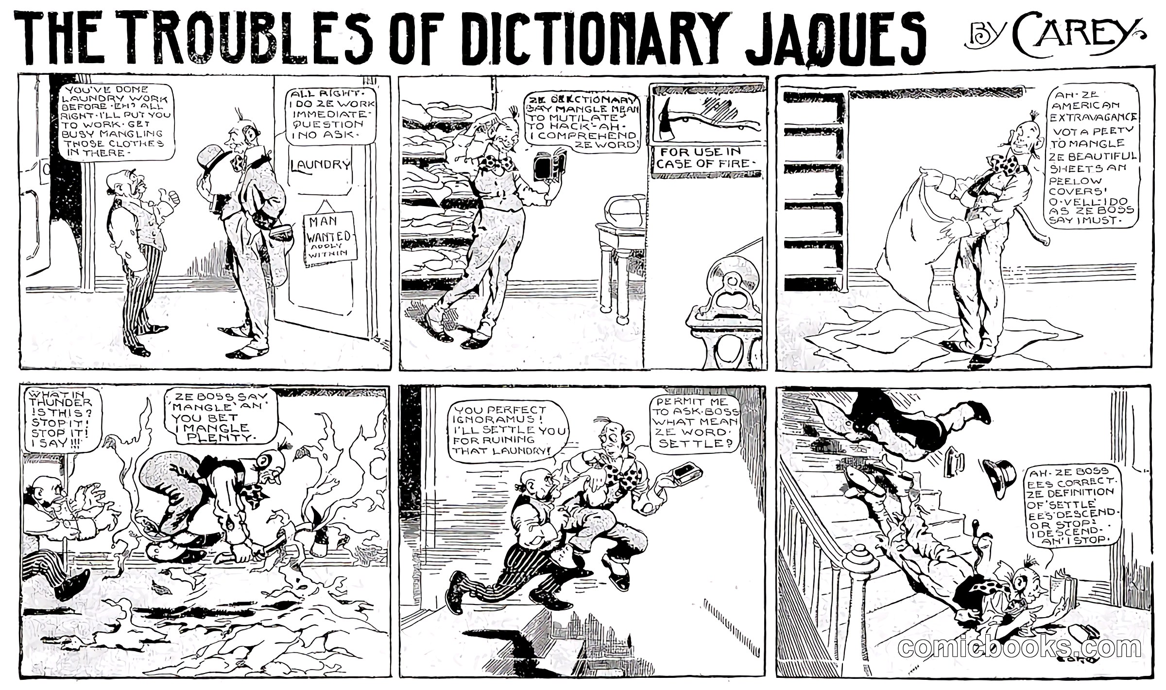 The Troubles of Dictionary Jaques