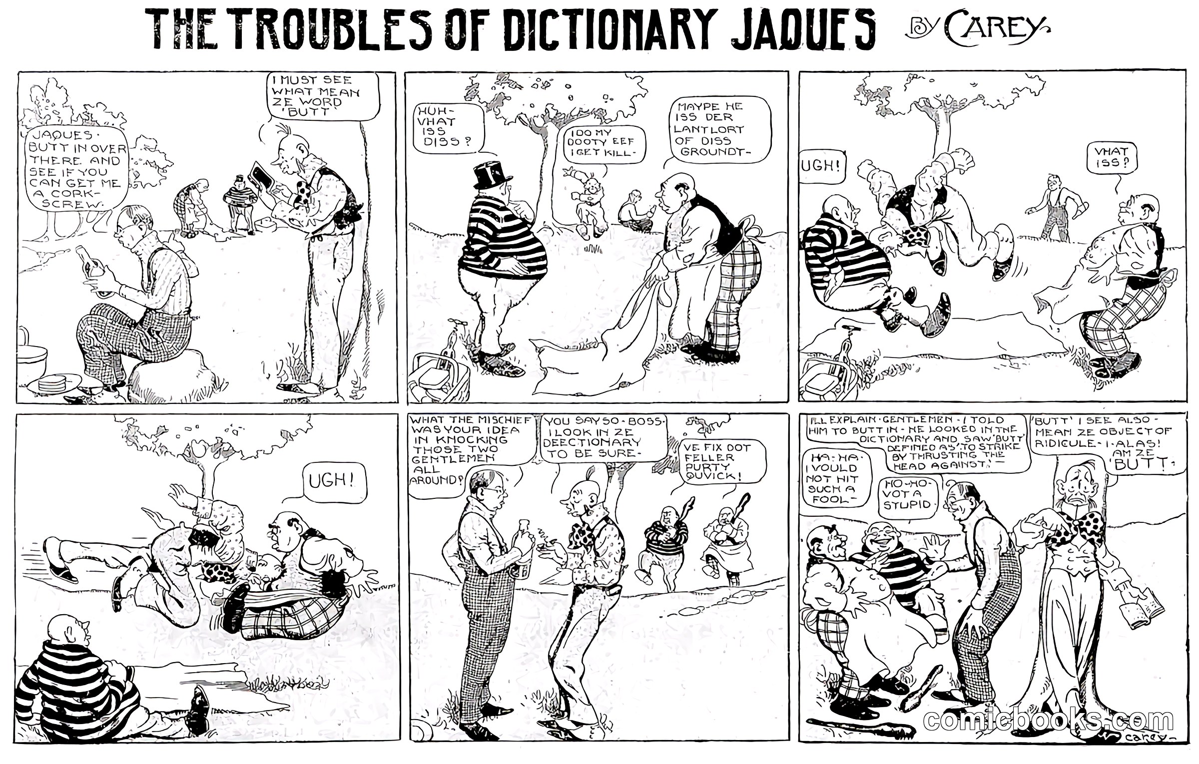 The Troubles of Dictionary Jaques