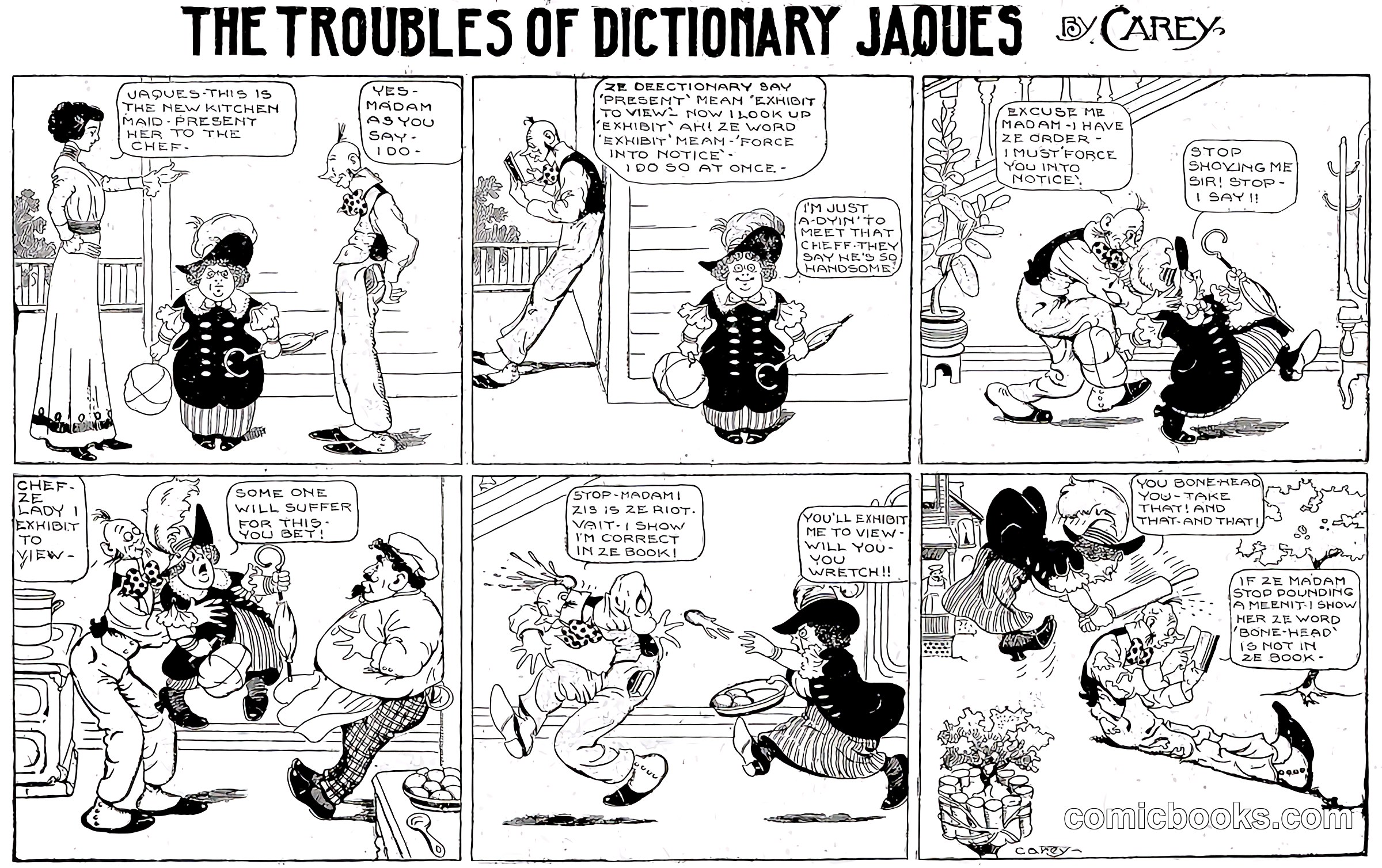 The Troubles of Dictionary Jaques