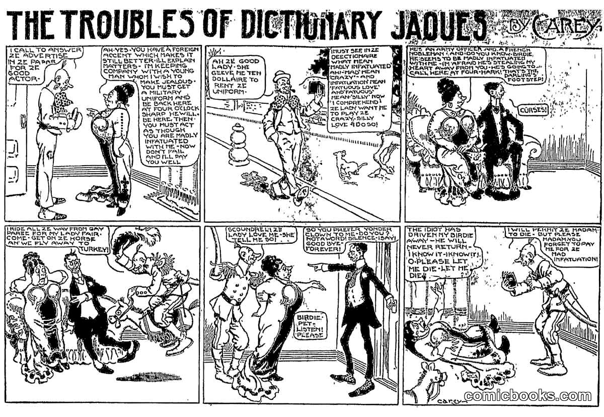 The Troubles of Dictionary Jaques