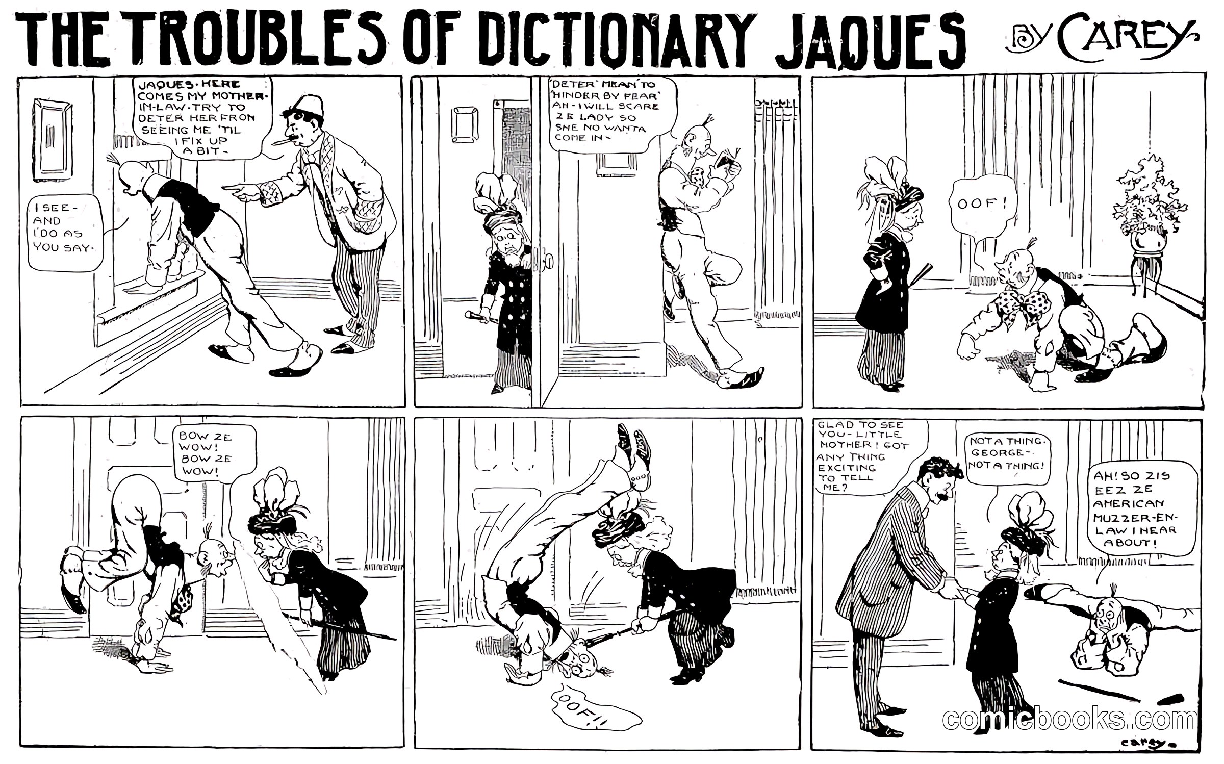 The Troubles of Dictionary Jaques