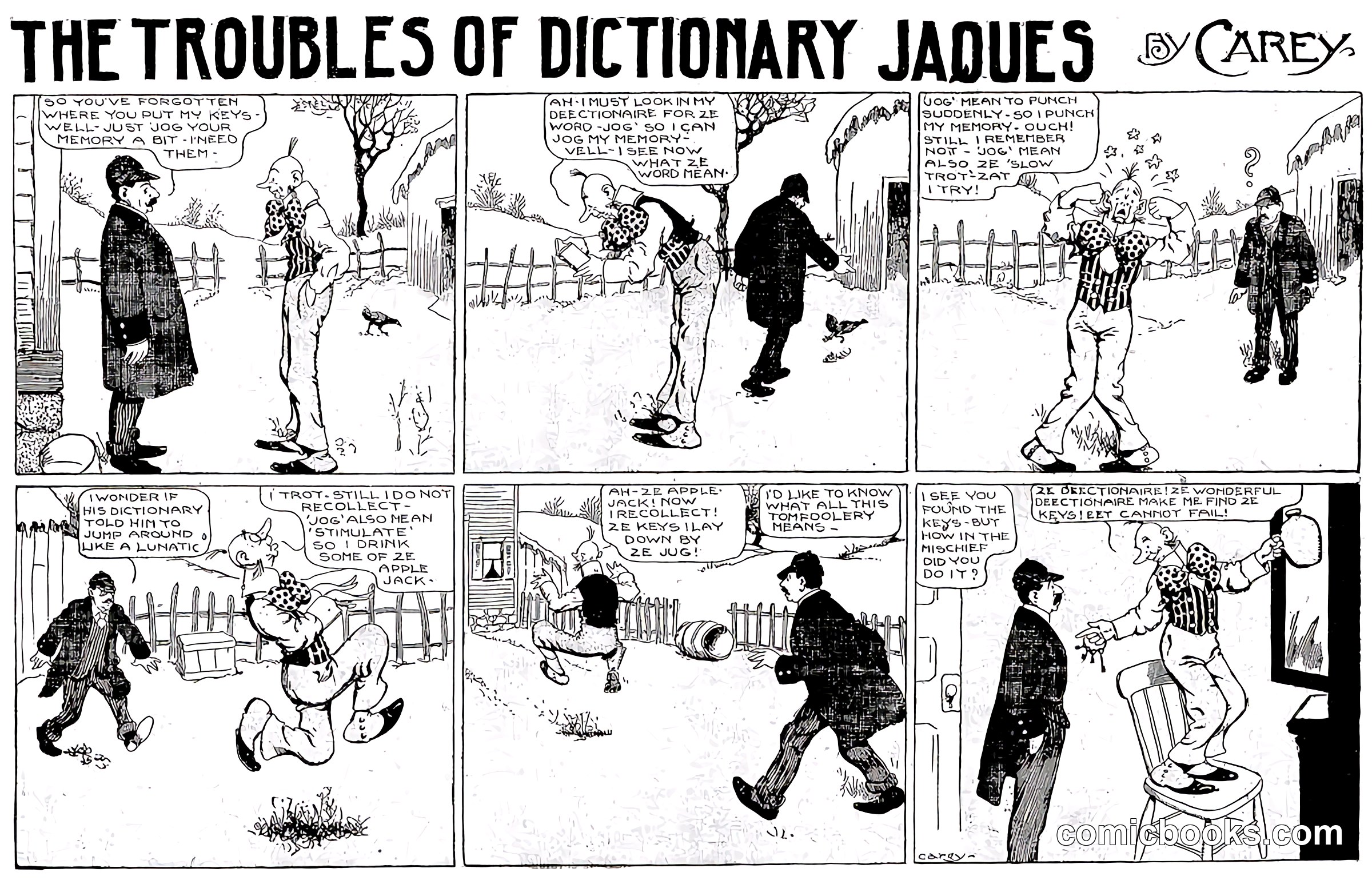 The Troubles of Dictionary Jaques