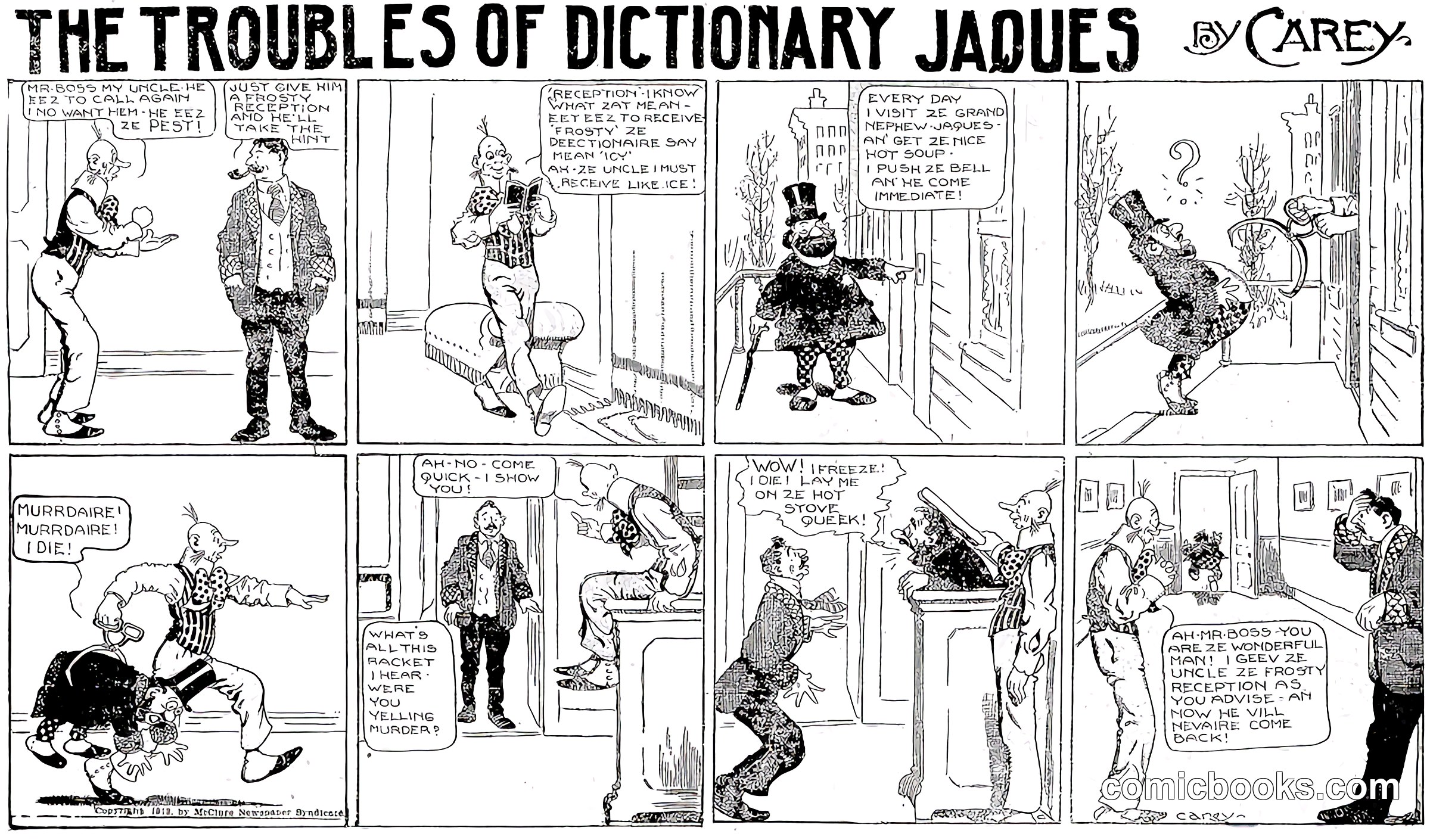 The Troubles of Dictionary Jaques