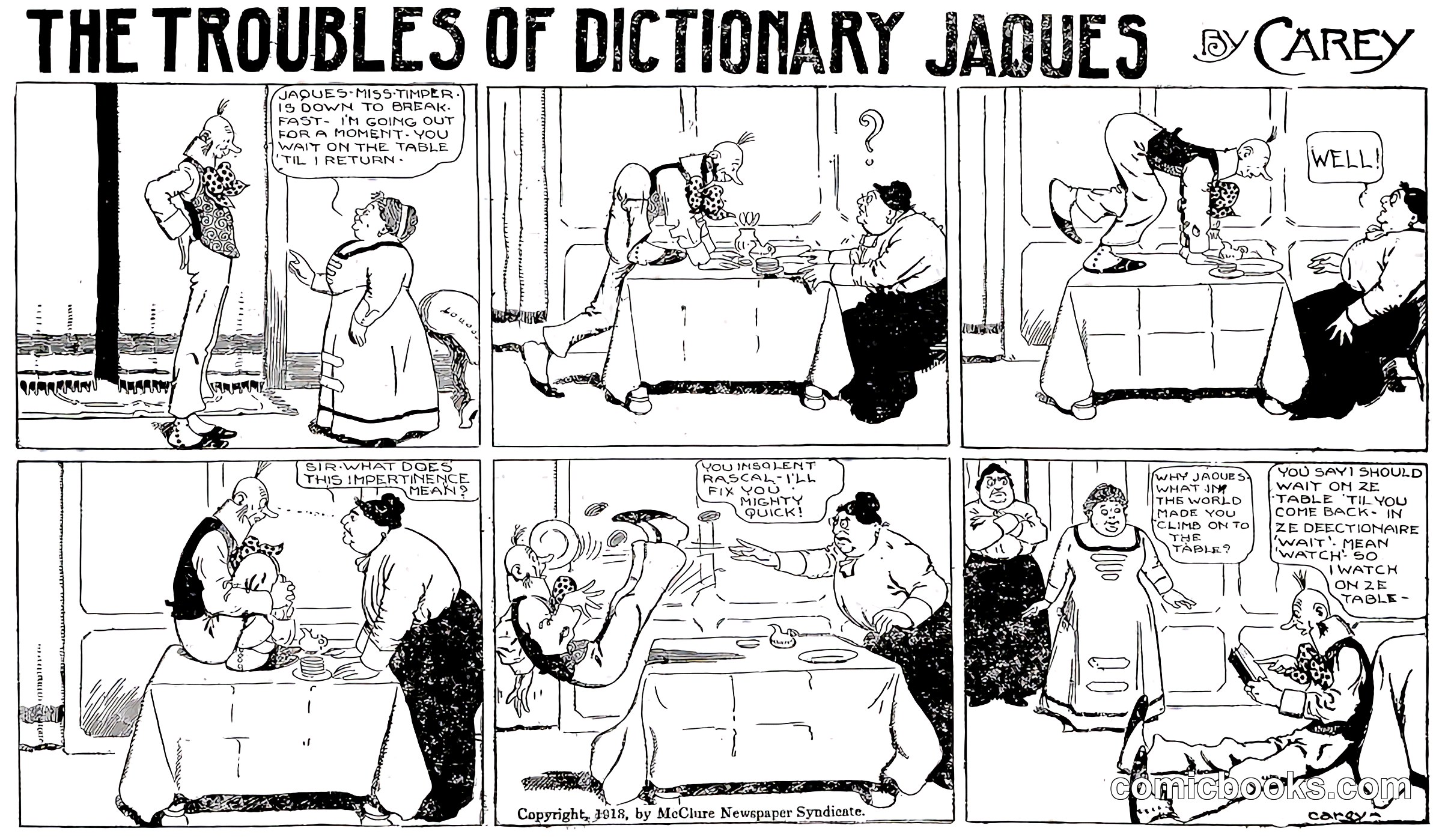 The Troubles of Dictionary Jacques