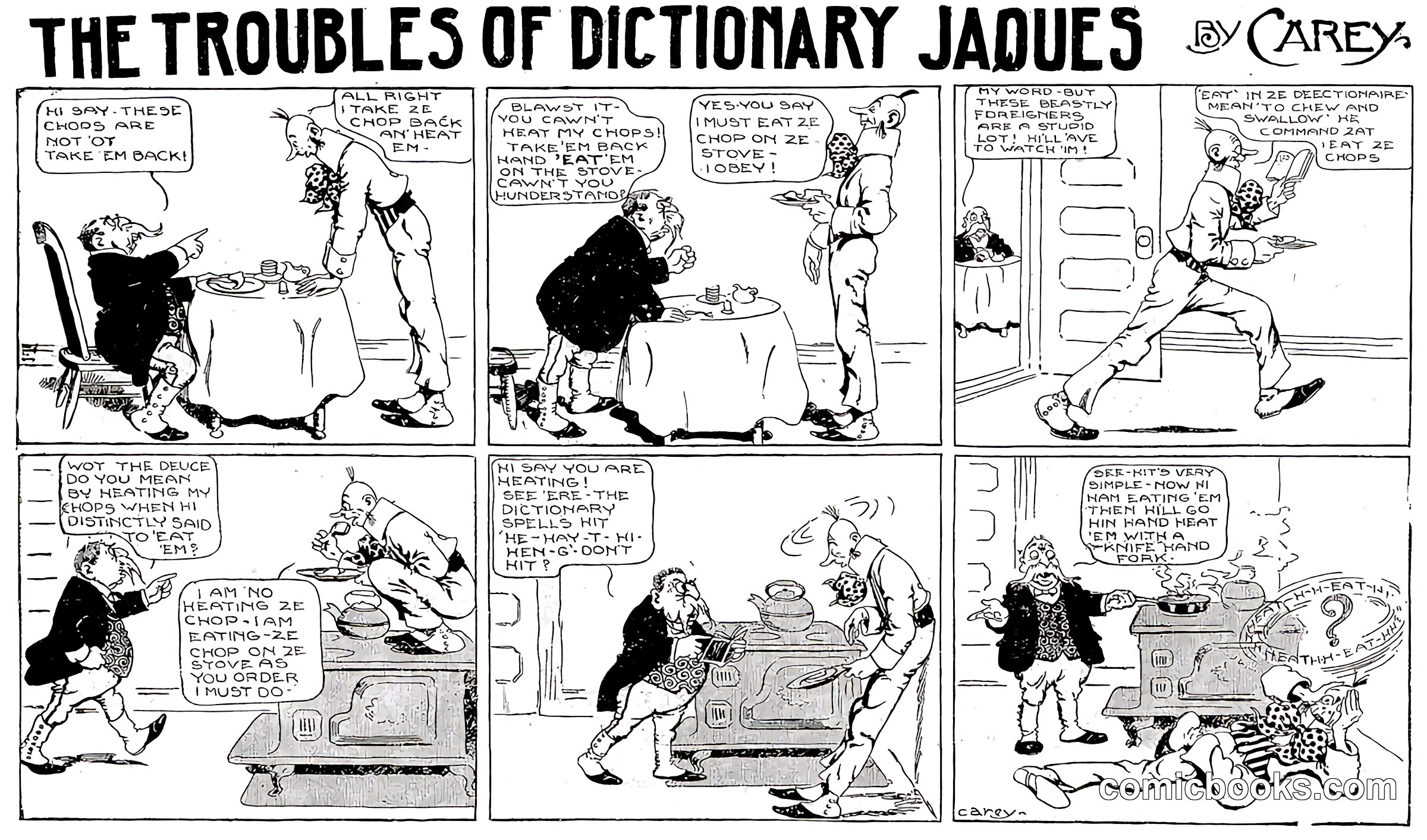 The Troubles of Dictionary Jaques