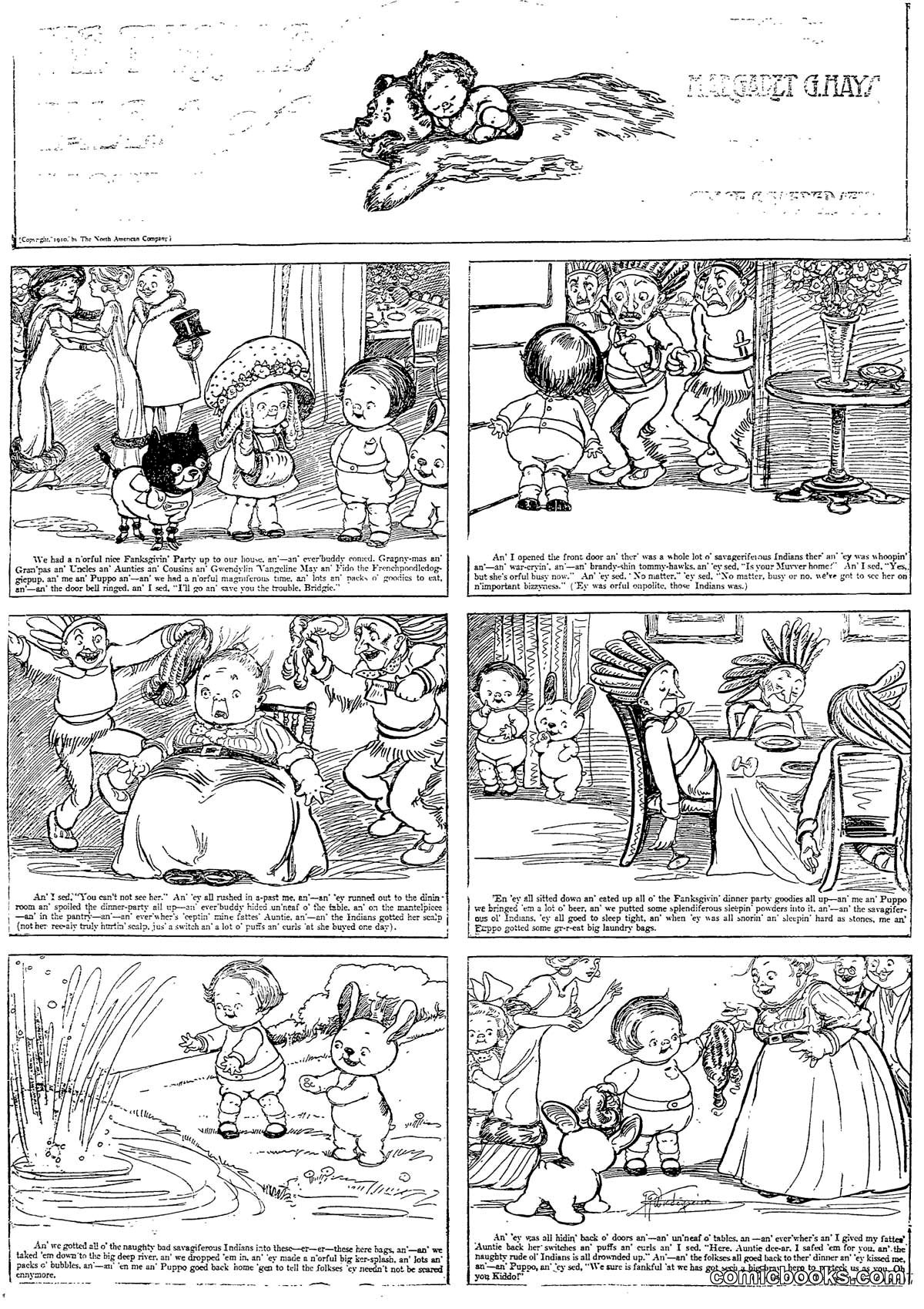 Margaret Gray's Sunday Comic Strip