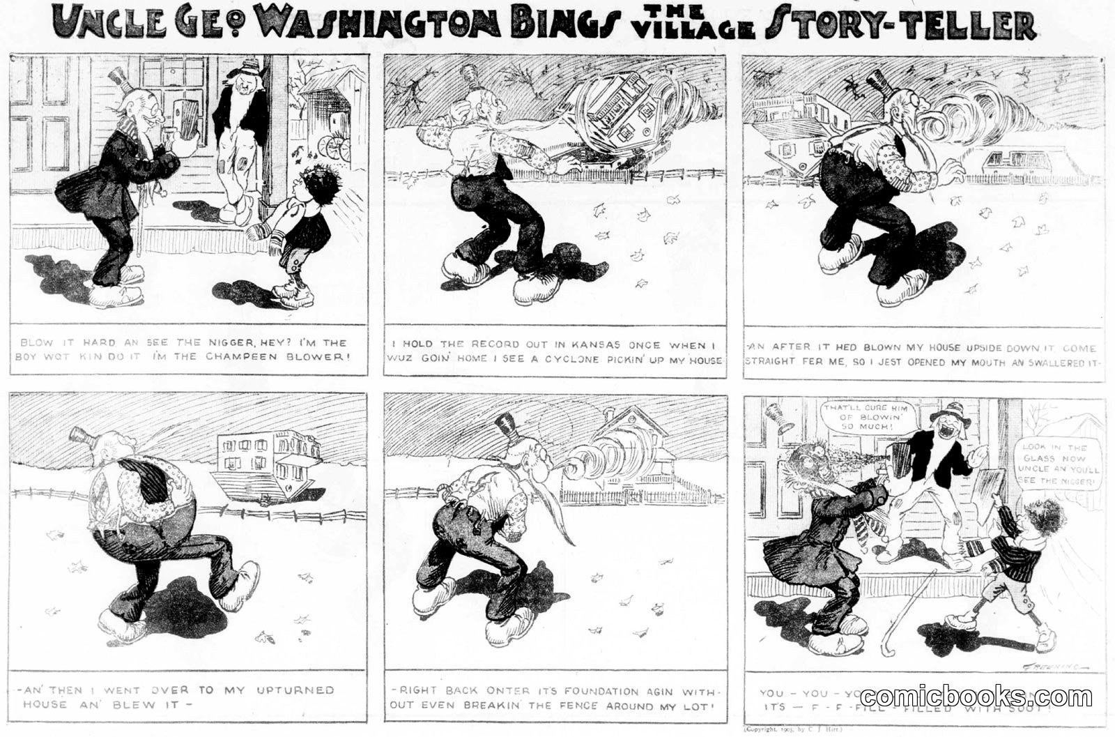 Uncle Geo Washington Bings the Village Story-Teller