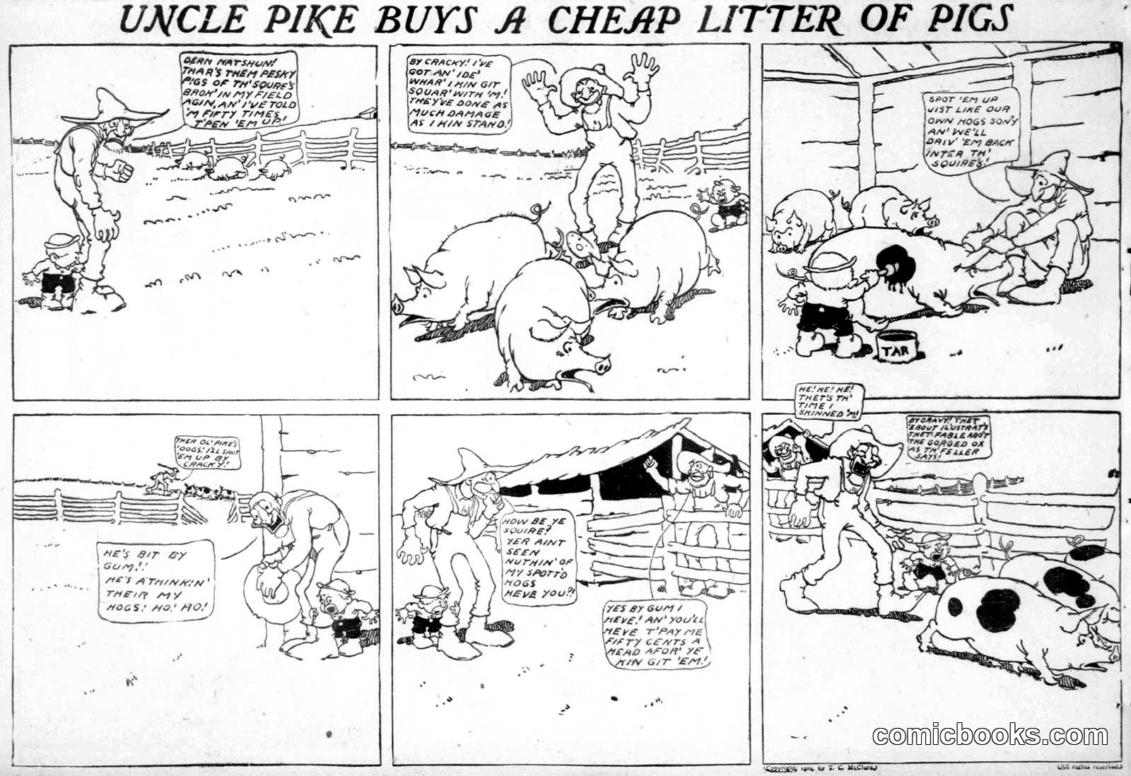 Uncle Pike Buys a Cheap Litter of Pigs