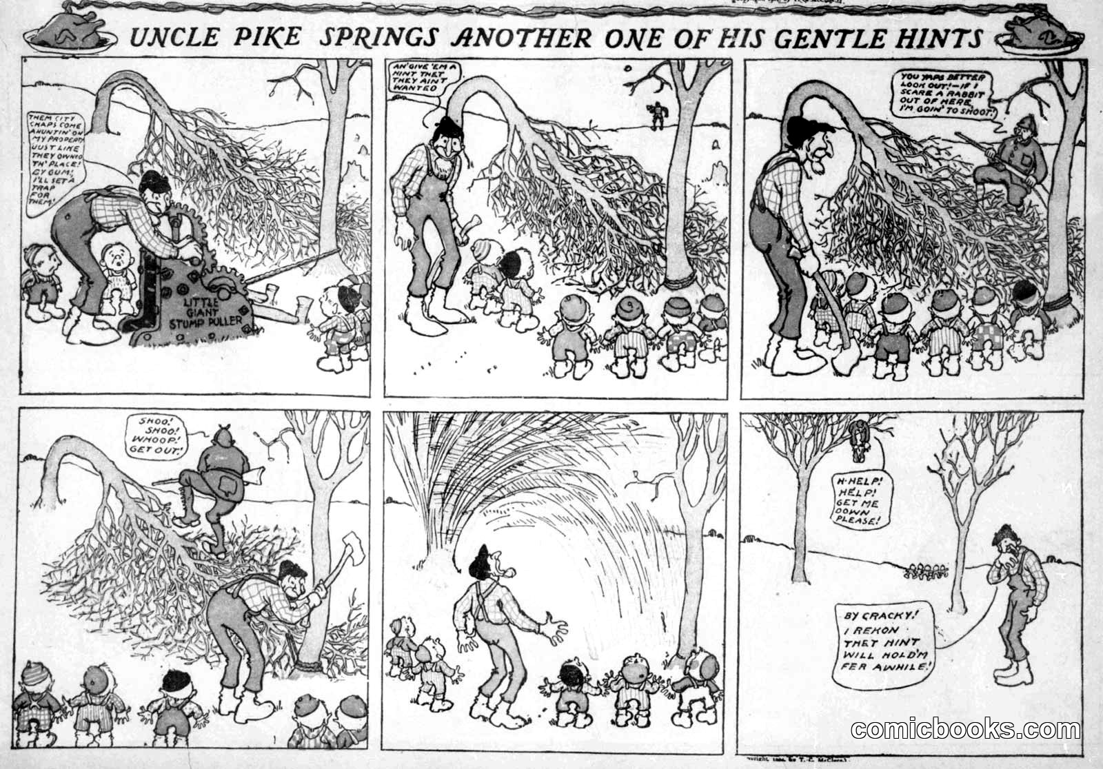 Uncle Pike Springs Another One of His Gentle Hints