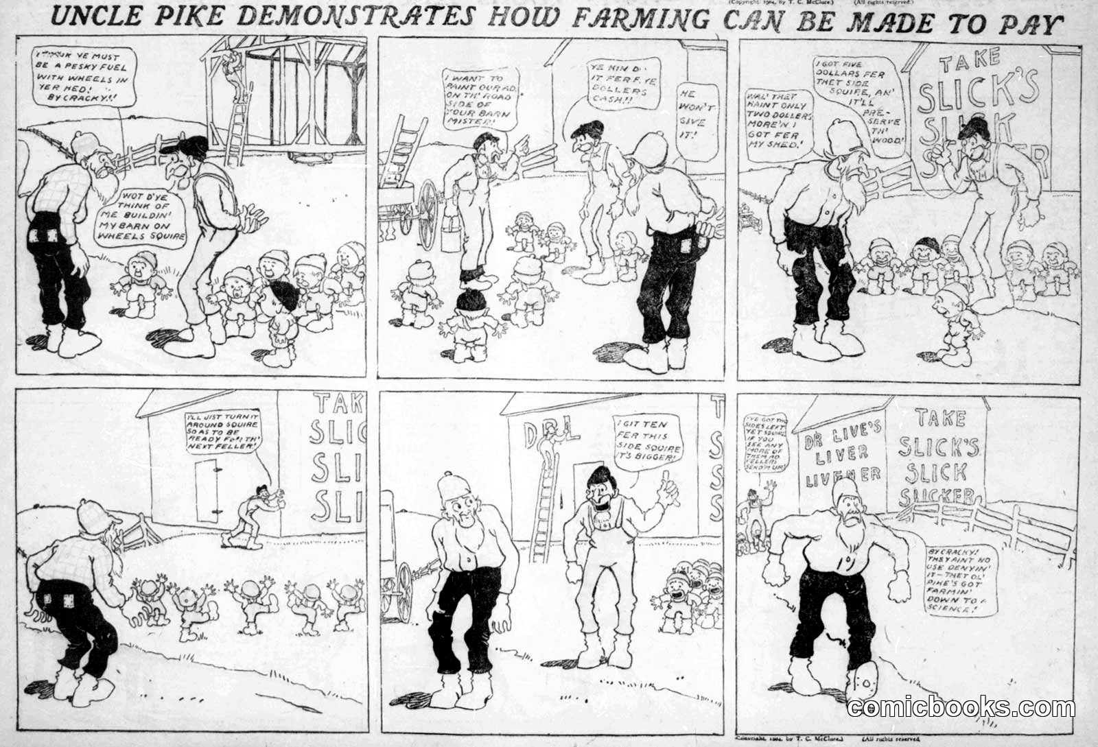 Uncle Pike Demonstrates How Farming Can Be Made to Pay