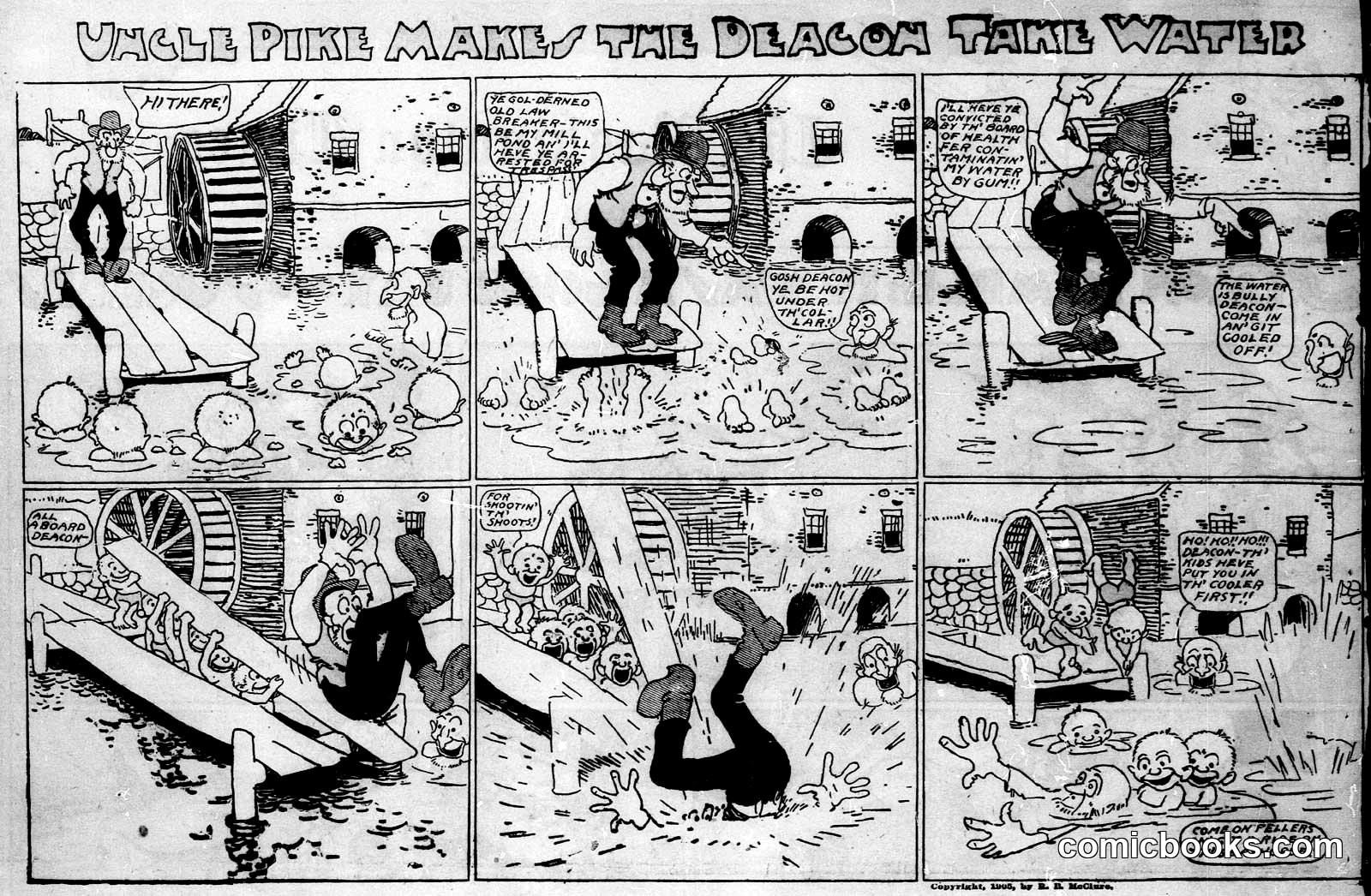 Uncle Pike Makes the Deacon Take Water