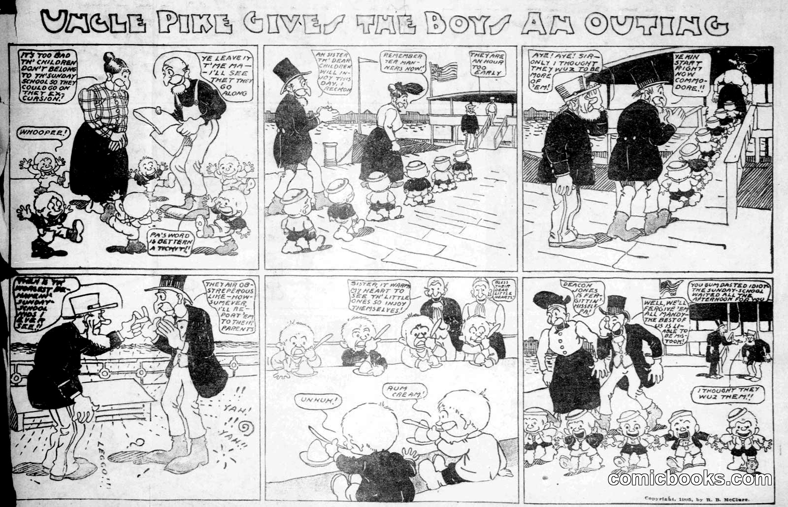 Uncle Pike Gives the Boys an Outing