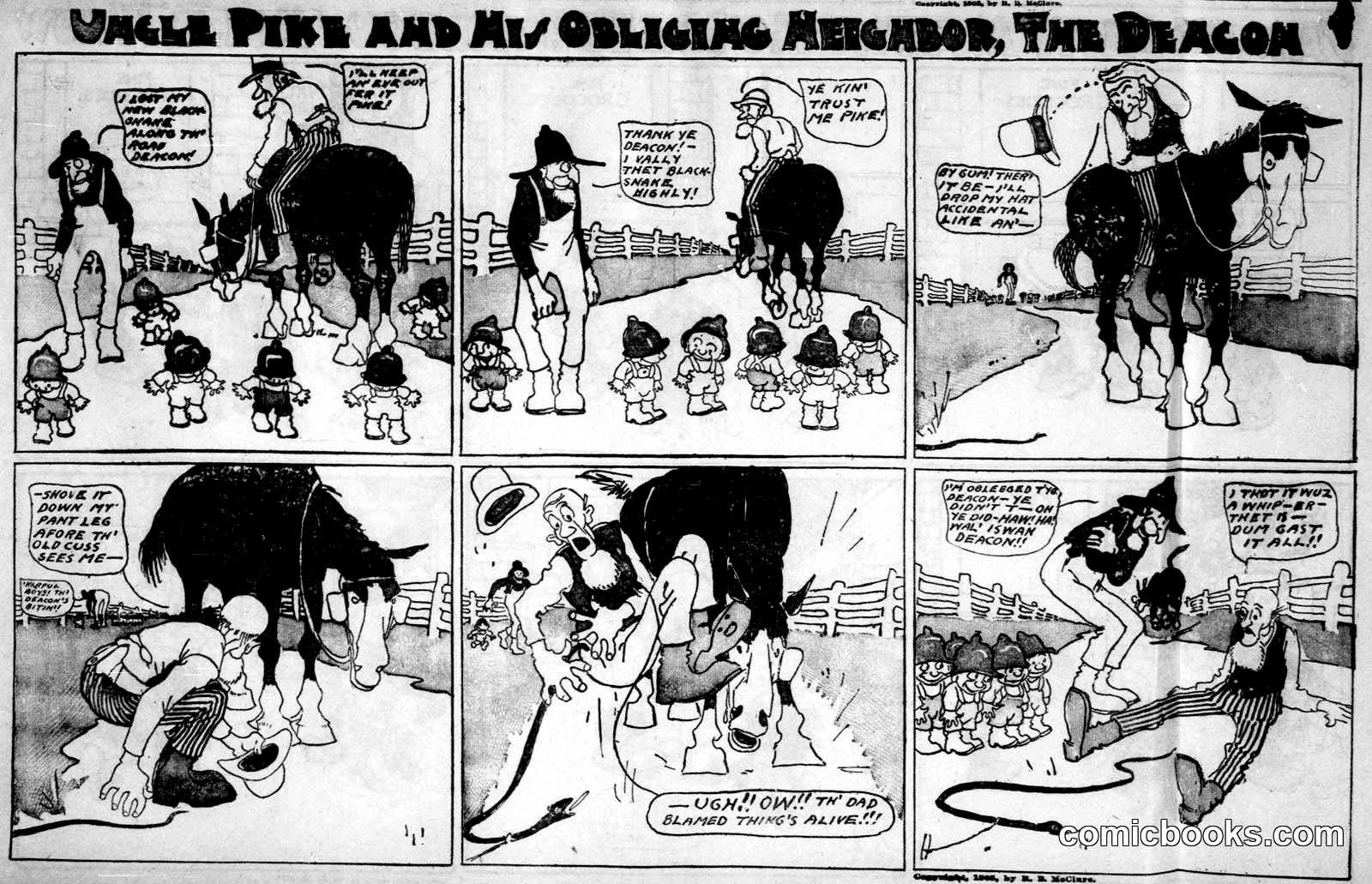 Uncle Pike and His Obliging Neighbor, the Deacon