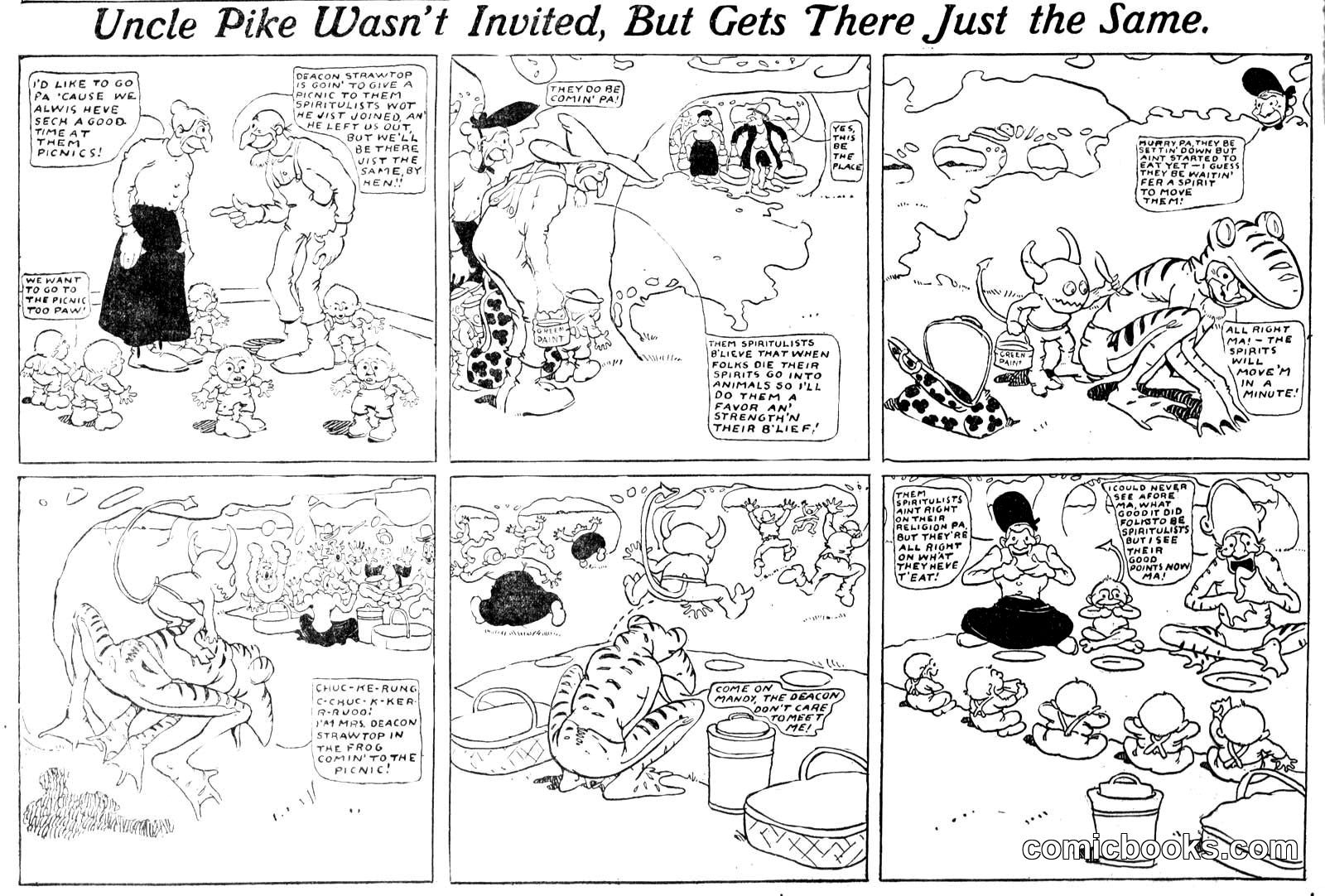 Uncle Pike Wasn't Invited, But Gets There Just the Same
