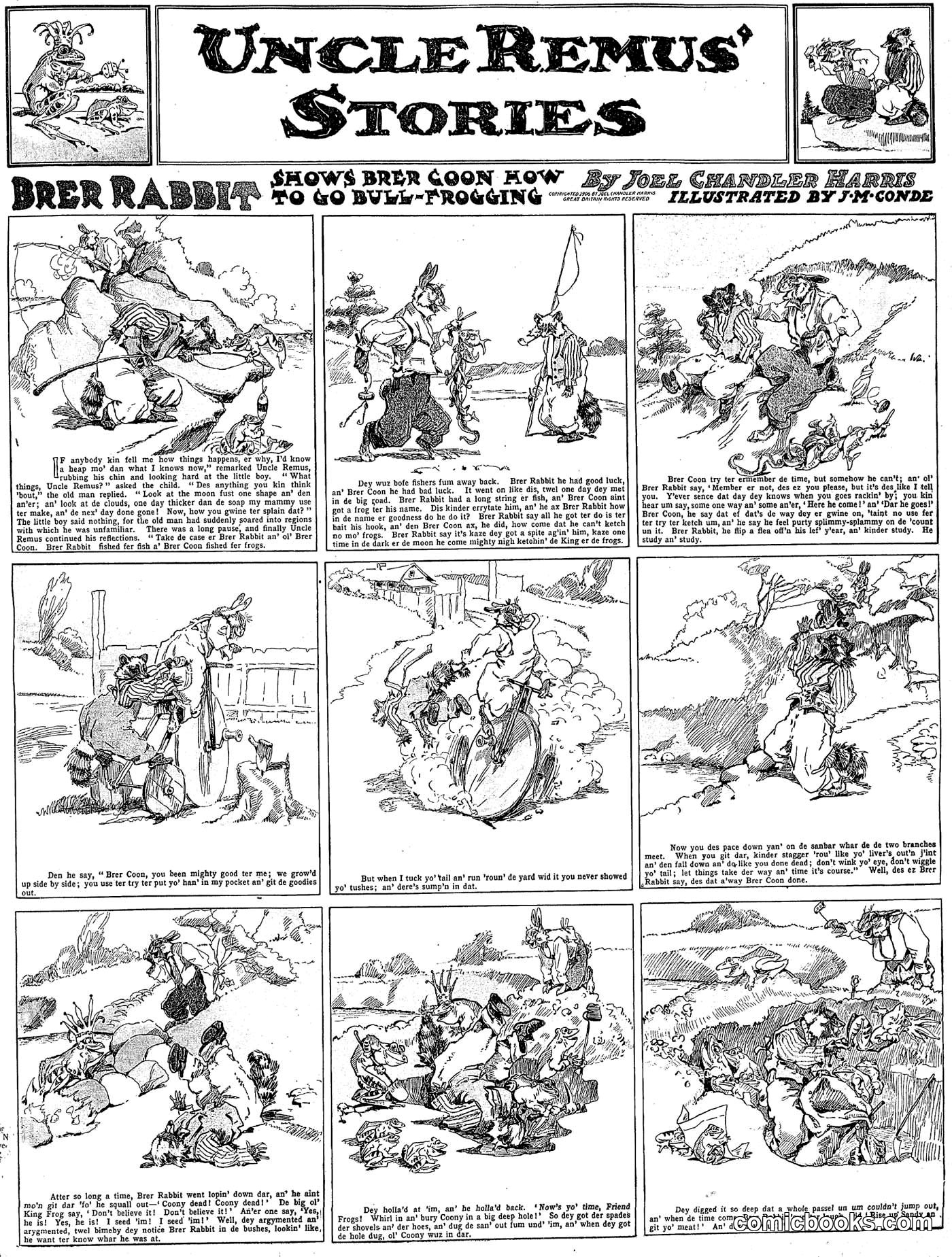 Uncle Remus Stories: Brer Rabbit Shows Brer Goon How to Go Dip-Frogging