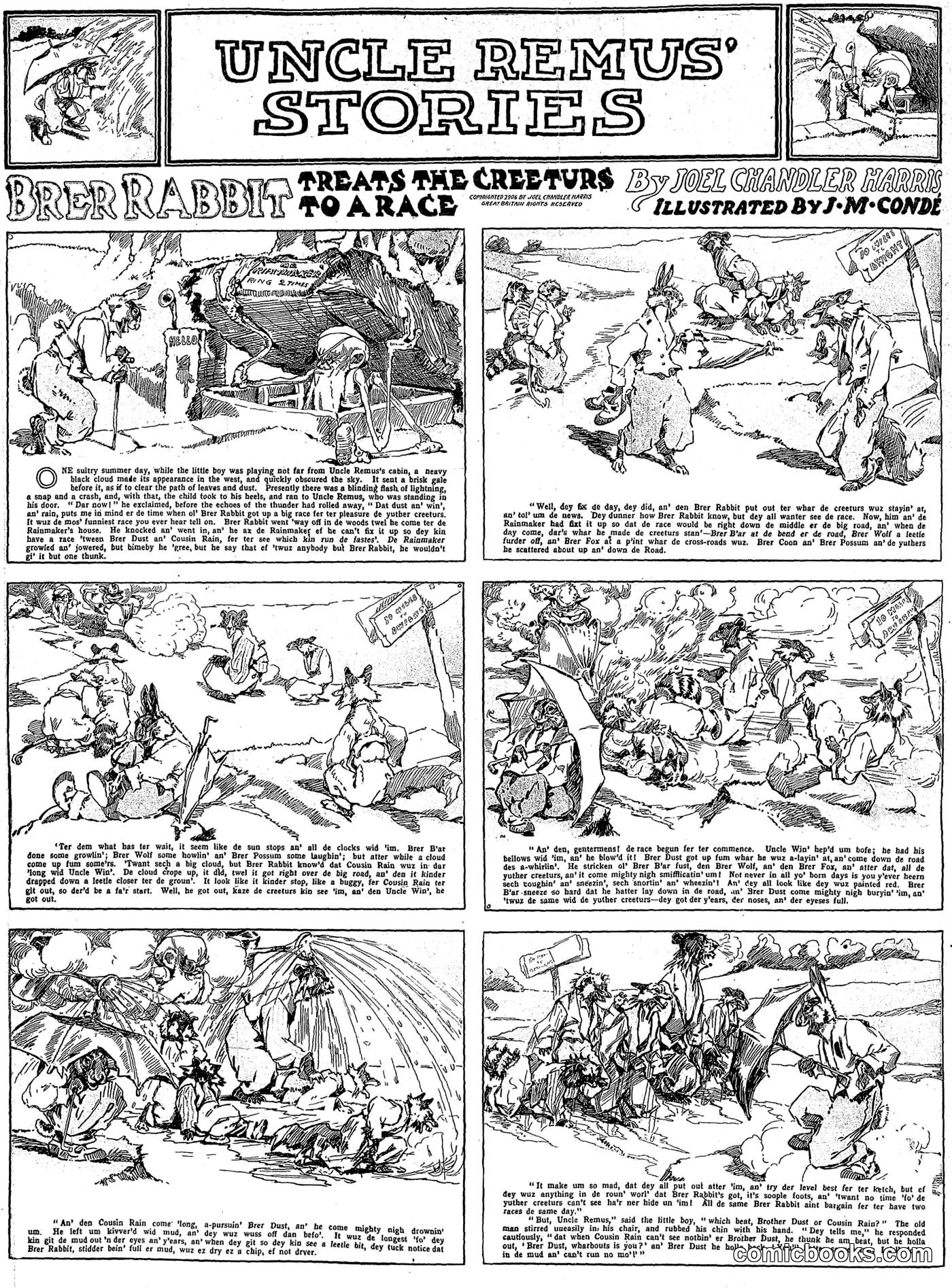 Uncle Remus Stories: Brer Rabbit Treats the Creature to a Race