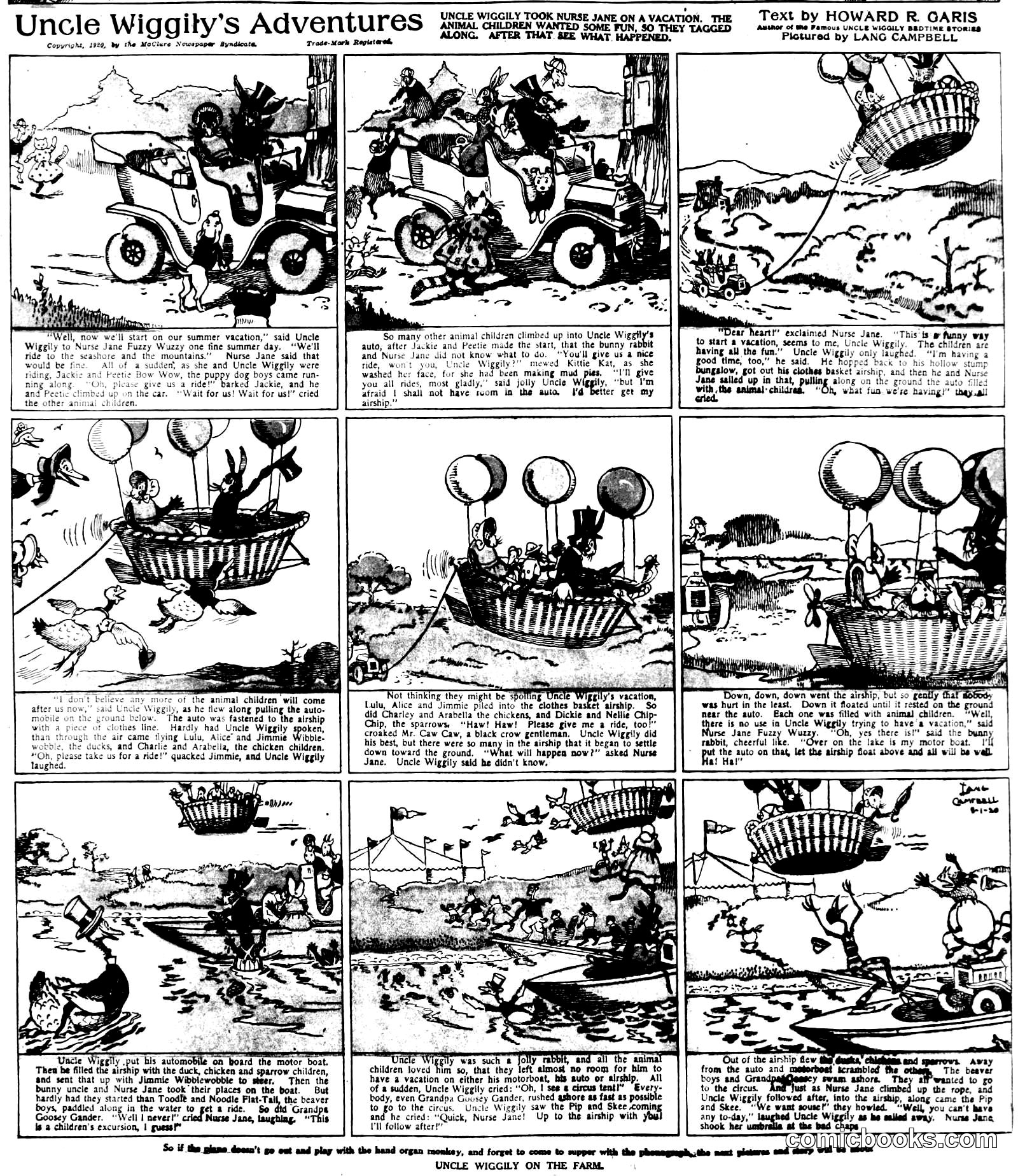 Uncle Wiggily's Adventures