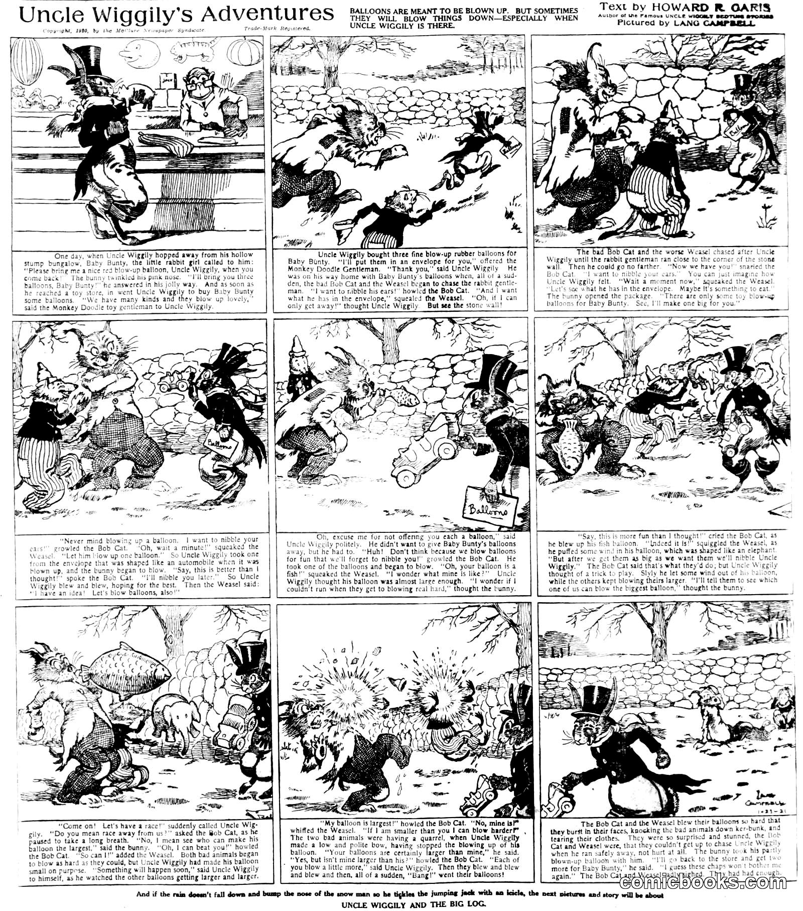 Uncle Wiggily's Adventures