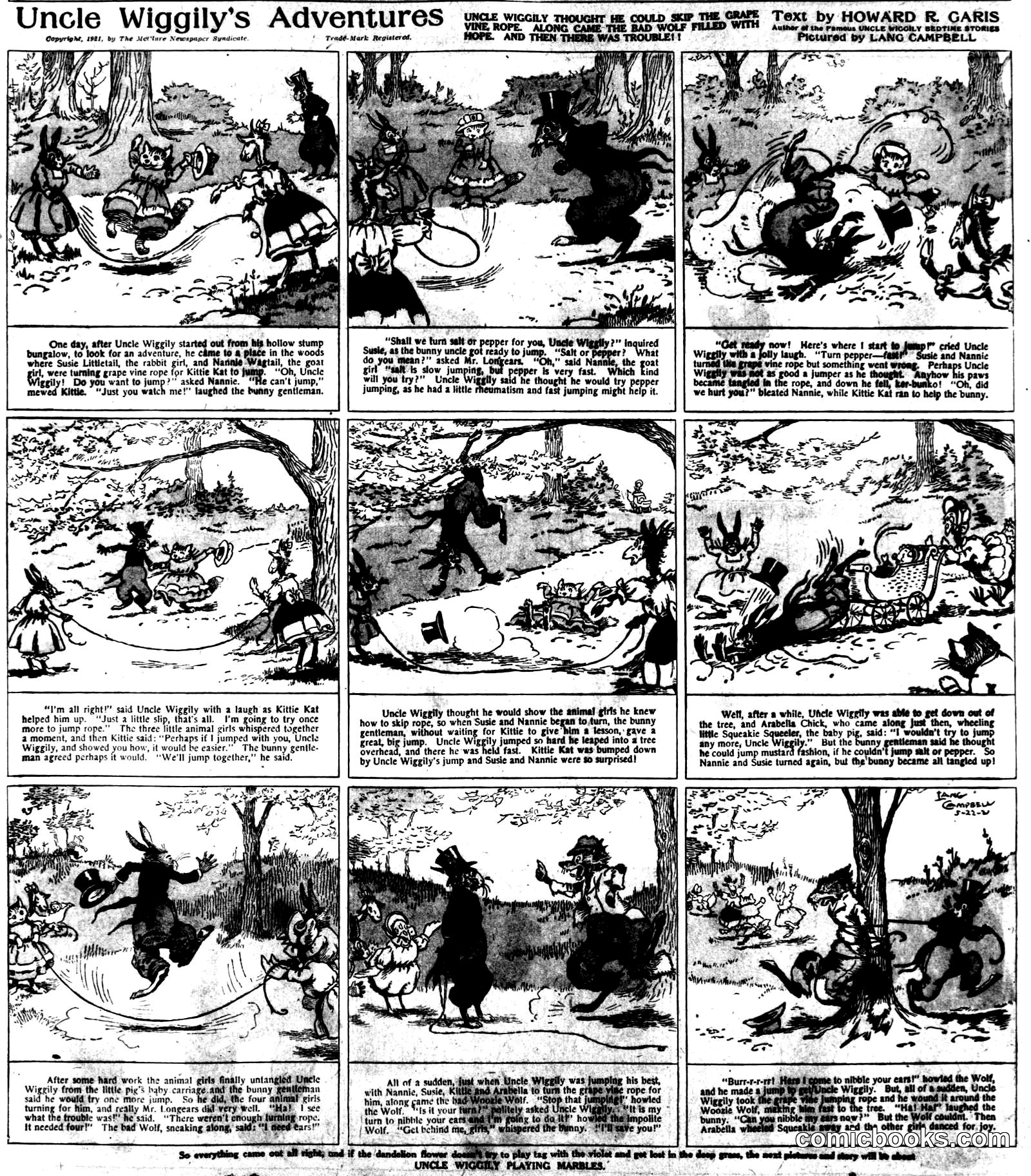 Uncle Wiggily's Adventures