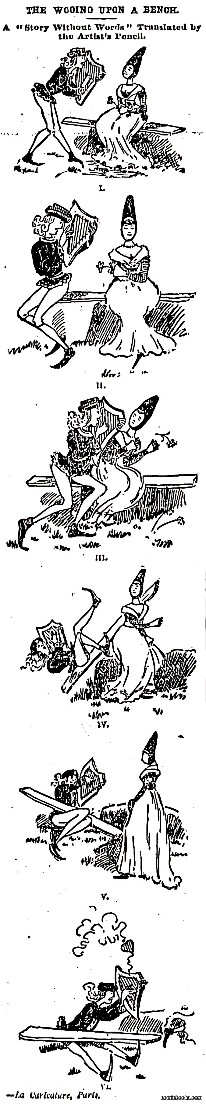 The Wooing Upon a Bench