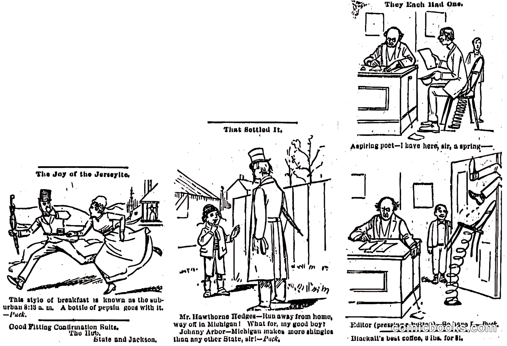 The Jerseyite and Related Comic Strips