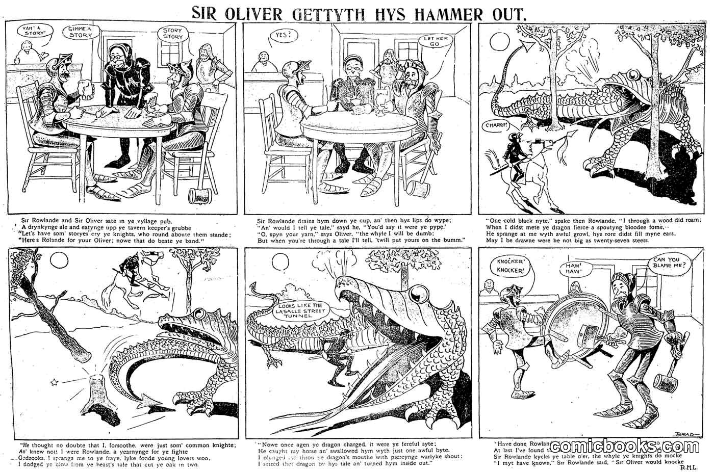 Sir Oliver Gettyth Hys Hammer Out