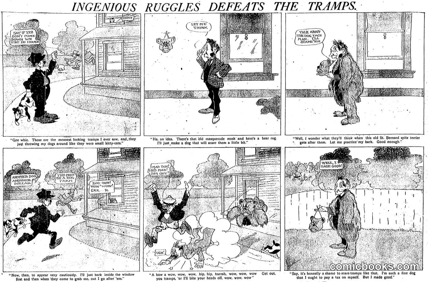 Ingenious Ruggles Defeats the Tramps