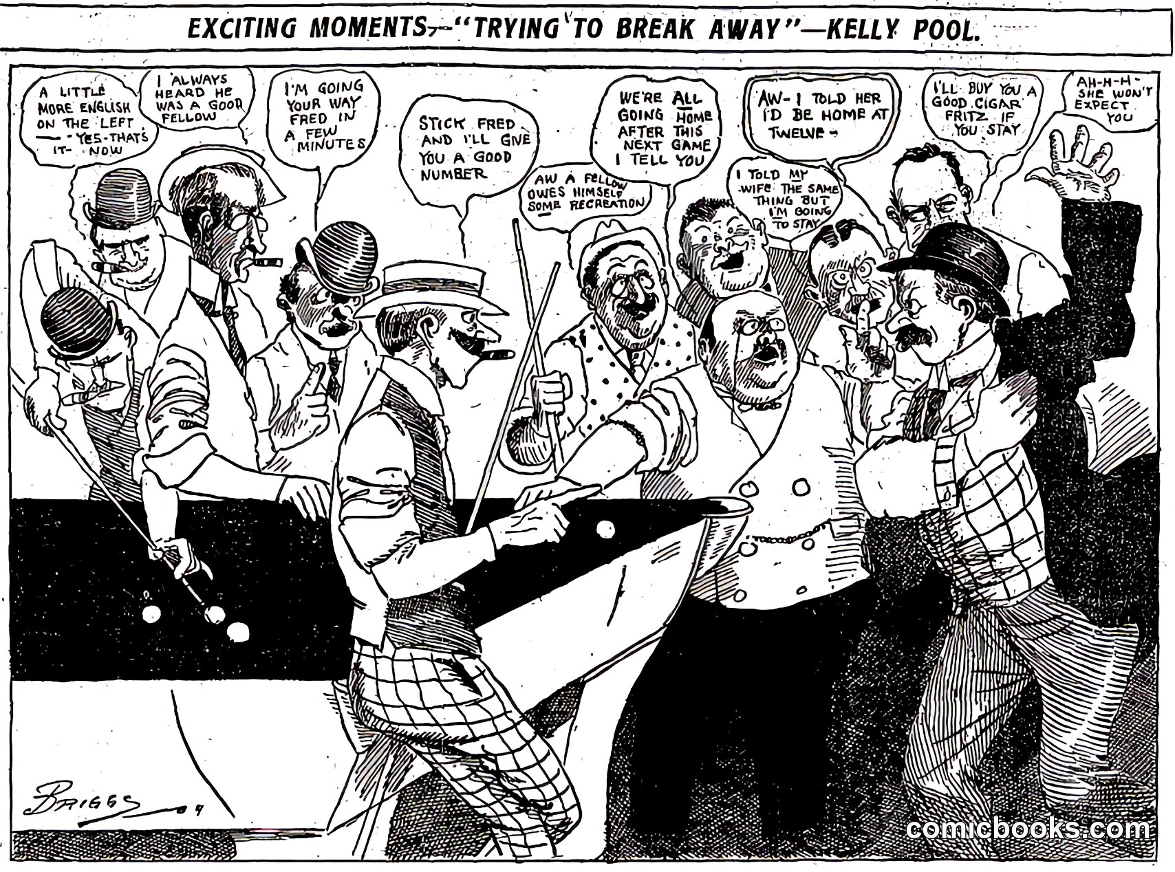 Exciting Moments—'Trying to Break Away' at Kelly Pool