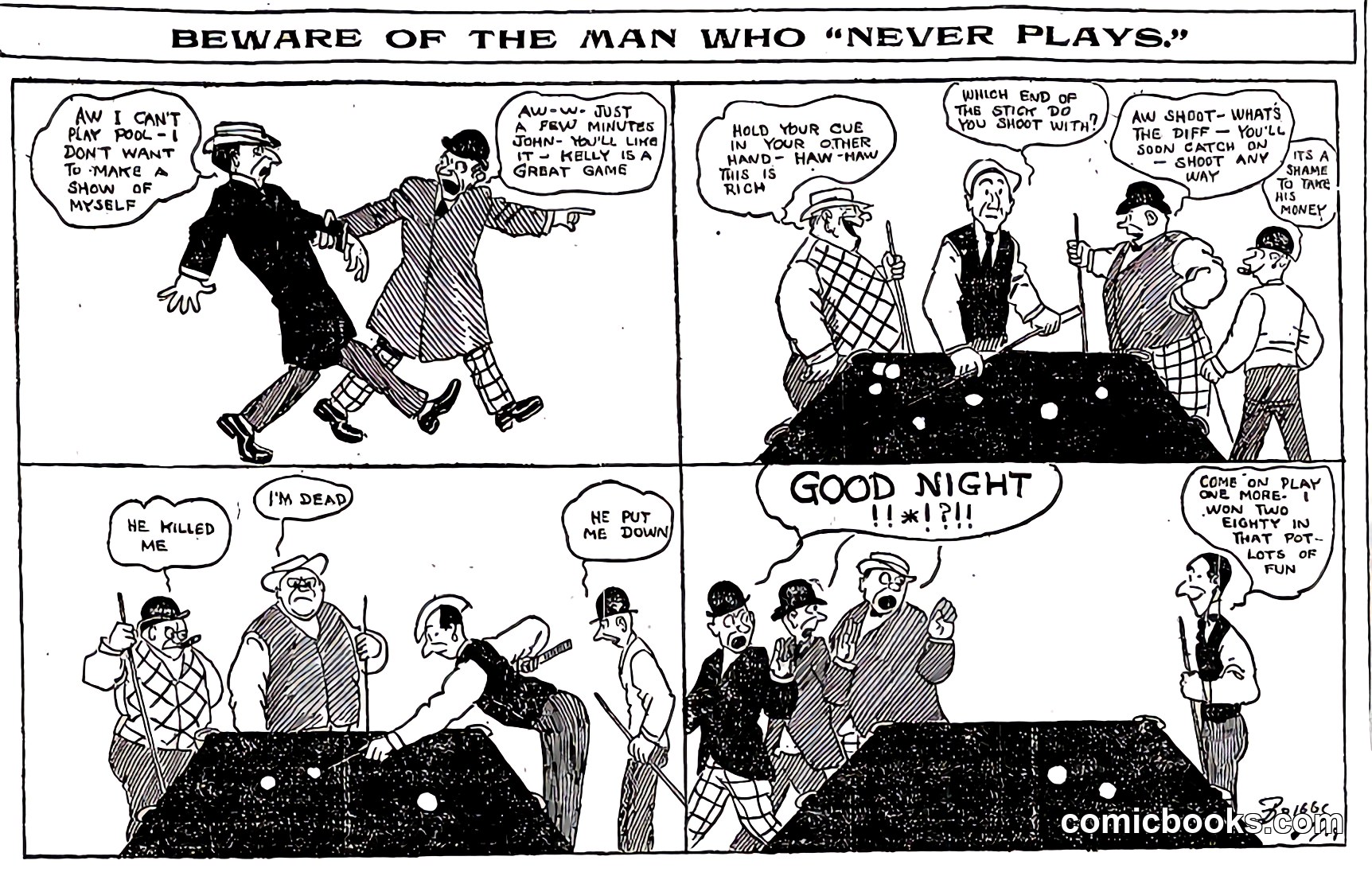 Beware of the Man Who 'Never Plays'