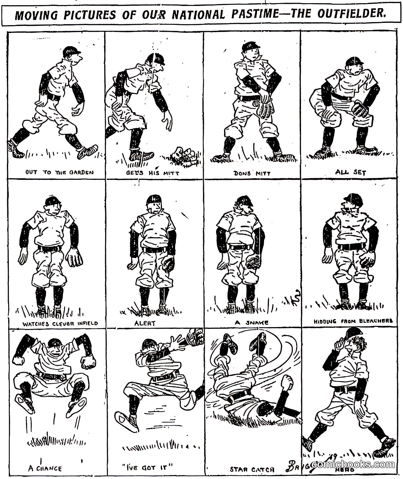 Moving Pictures of Our National Pastime—The Outfielder